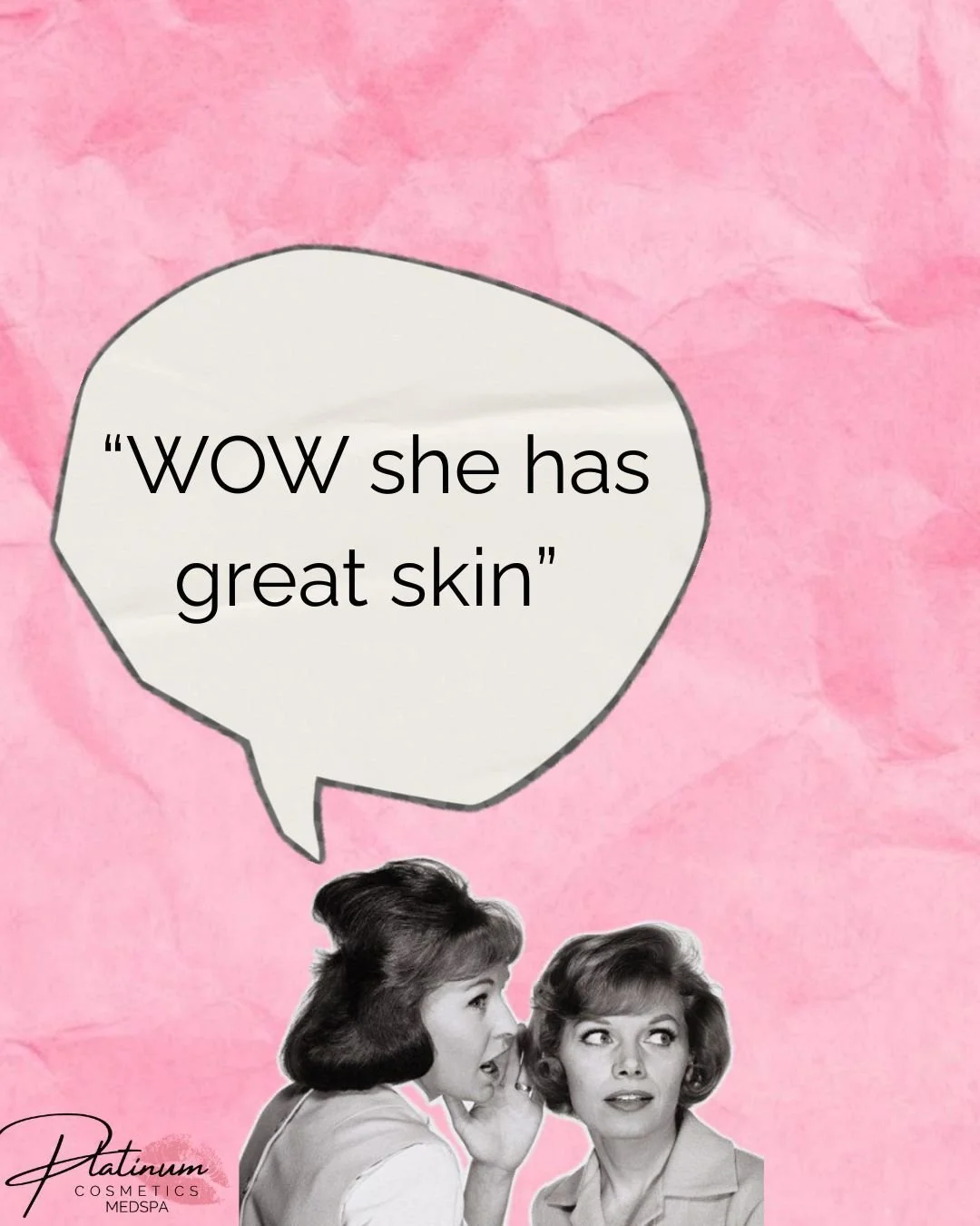 &ldquo;WOW she has great skin&rdquo; ✨
The goal isn&rsquo;t makeup&hellip; it&rsquo;s skin that speaks for itself.
Healthy, radiant skin starts with the right treatments&mdash;and the right team.

Ready for your glow-up? Book your appointment today ?