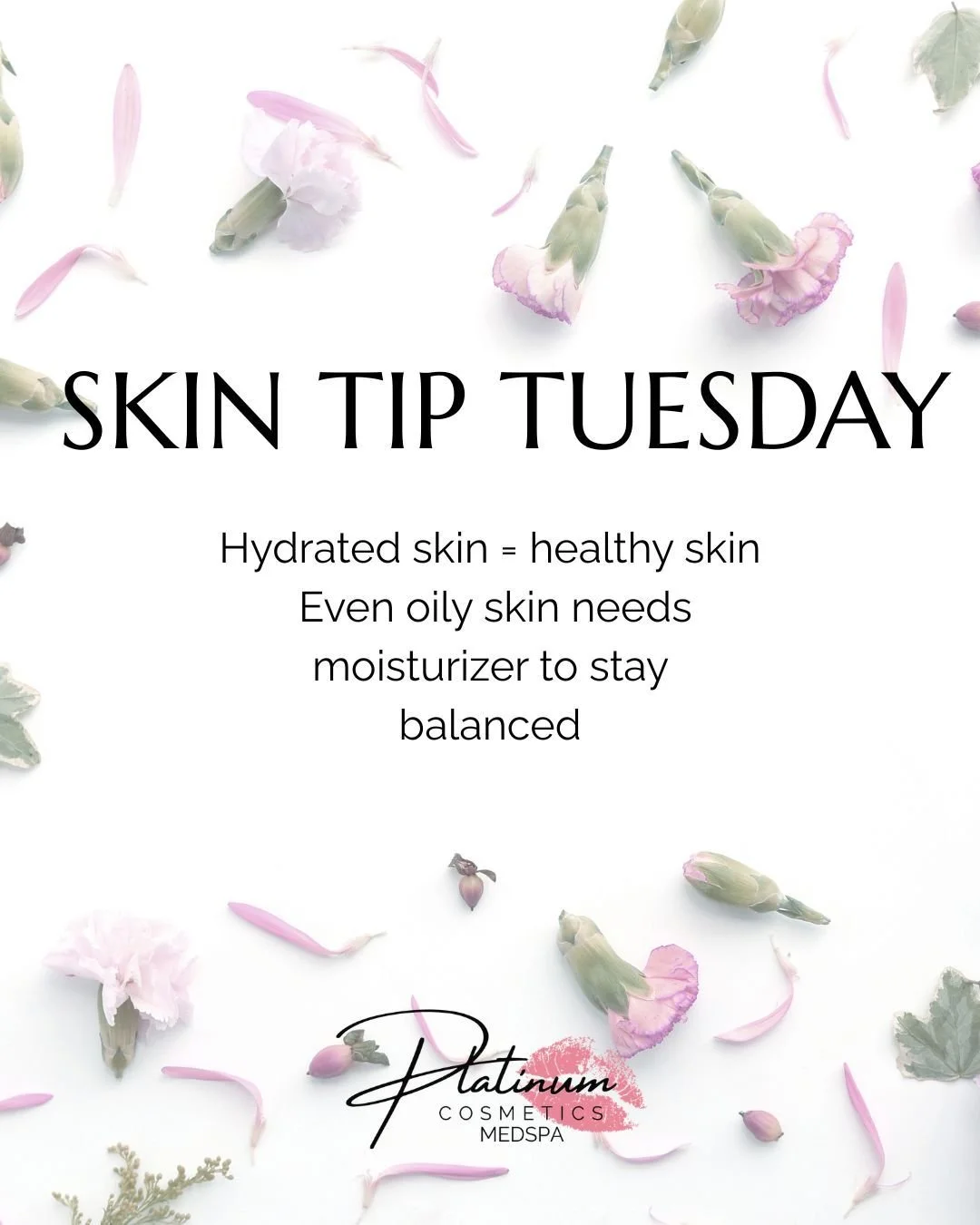 Hydrated skin = healthy skin 💧

Even oily skin needs moisturizer to stay balanced ✨
Skipping it can actually make your skin produce MORE oil

Don&rsquo;t skip the hydration 🤍