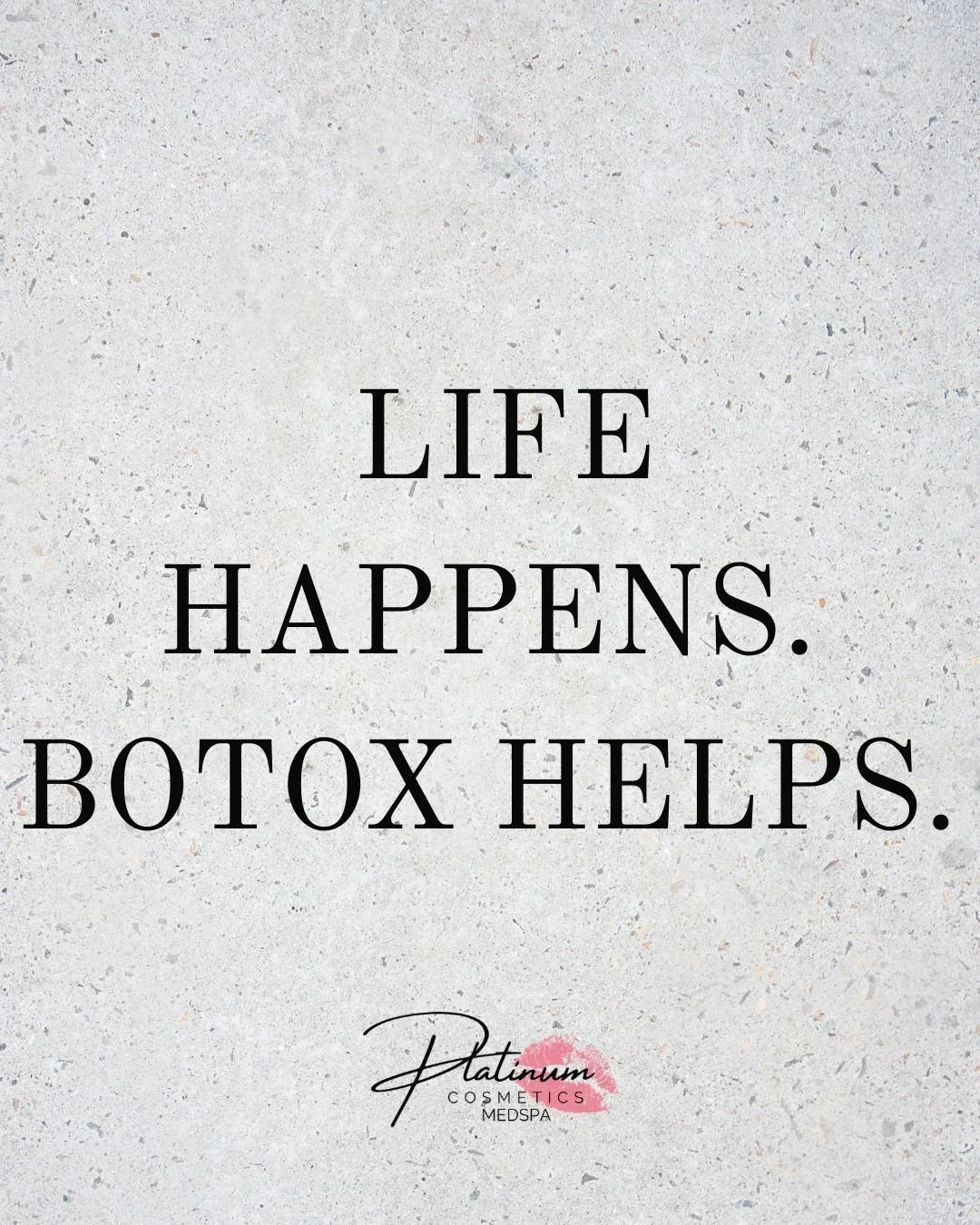 LIFE HAPPENS&hellip;

💉 BOTOX HELPS 💉

Smooth lines
Refresh your look
Feel like YOU again ✨

📞 320.639.1230