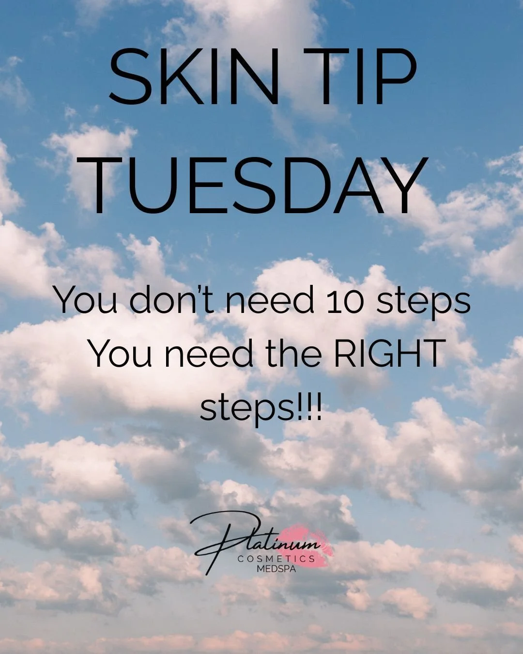 Let&rsquo;s be real 👇

You don&rsquo;t need a 10-step routine
You need the RIGHT routine for YOUR skin ✨

Less confusion, better results 🤍