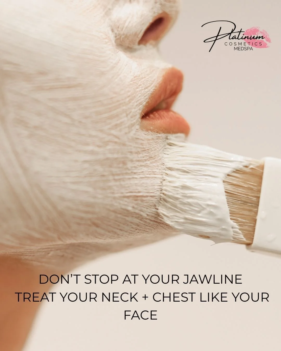 You&rsquo;re taking care of your face&hellip; but what about your neck? 👀

Don&rsquo;t stop at your jawline
Your neck + chest deserve the same love 💧✨
