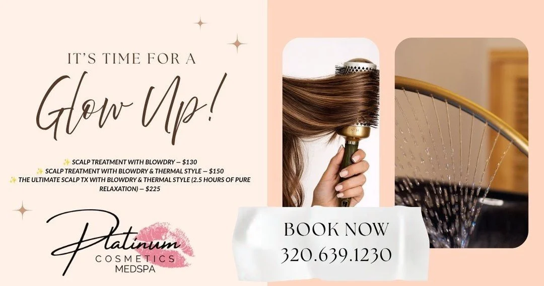 ✨ HEADSPA + THERMAL STYLE OPENINGS WITH BRITTANY ✨

Brittany has openings available this Wednesday for the ultimate self-care experience 💆&zwj;♀️🔥

Available appointment times:
🕑 2:00 PM &ndash; 4:00 PM
🌙 6:30 PM &ndash; 8:00 PM

Book your HeadSp