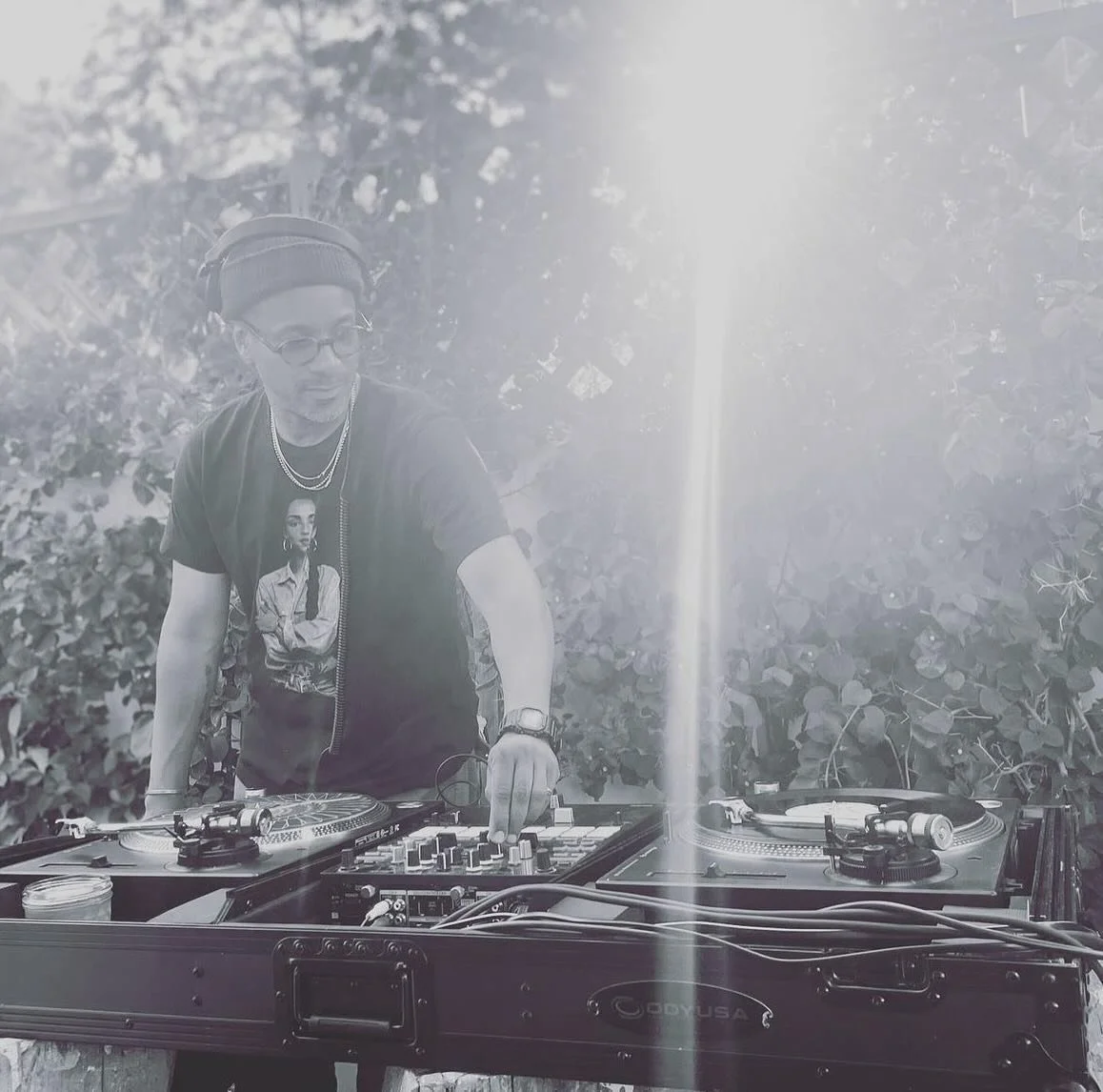 Meet our DJ @just_satyan 🪩

Satyan&rsquo;s vinyl selections are rare groove&mdash;some jazz, funk, boogie, disco, and everything in between. Anything that makes you move. We love the way Satyan feels the crowd and blends seamlessly from one sound to