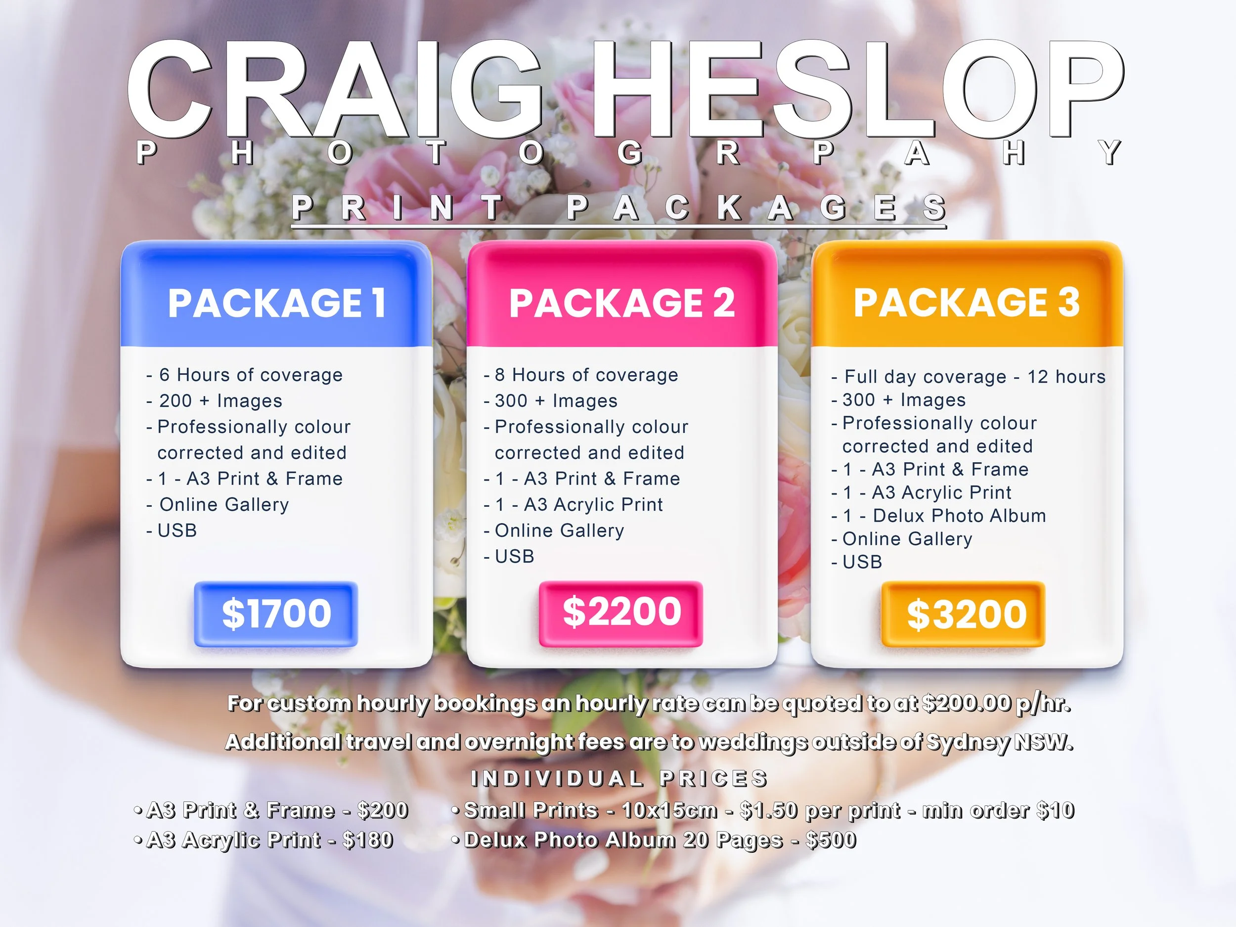 Craig Heslop Print Packages