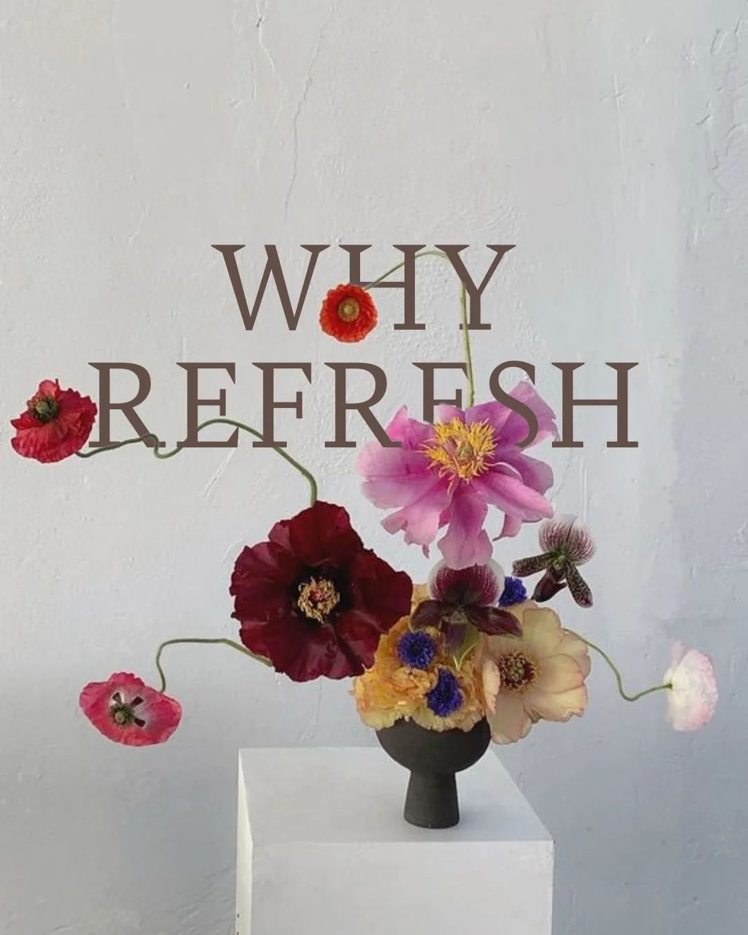 Just as you carefully prune, replenish water, and rearrange flowers to maximise their beauty and longevity, nurturing your brand requires the same thoughtful attention and care. 🌸✨ 

With a brand refresh, you can:

🤝 Connect. Ensures your business 