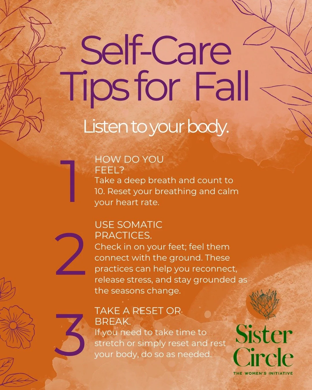 🍁💙 Fall Self-Care Tips: Take Some Healing Days 💙🍁

It&rsquo;s that time of year again. Fall into the habit of caring for yourself. As the seasons change, take time to pause, listen to your body, and nurture your well-being.

Inspired by Dr. Maya 