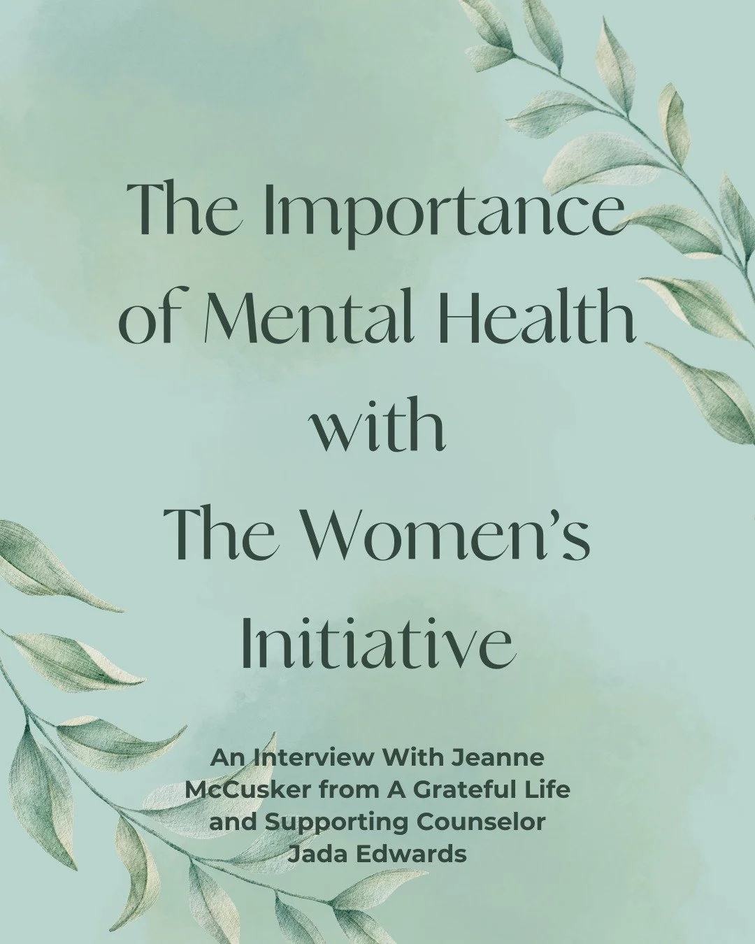 This holiday season, we&rsquo;re reminded that caring for our minds and hearts matters. In this interview from earlier this year with A Grateful Life's Jeanne McCusker, one of our supporting counselors, Jada Edwards, shares insights into mindfulness,