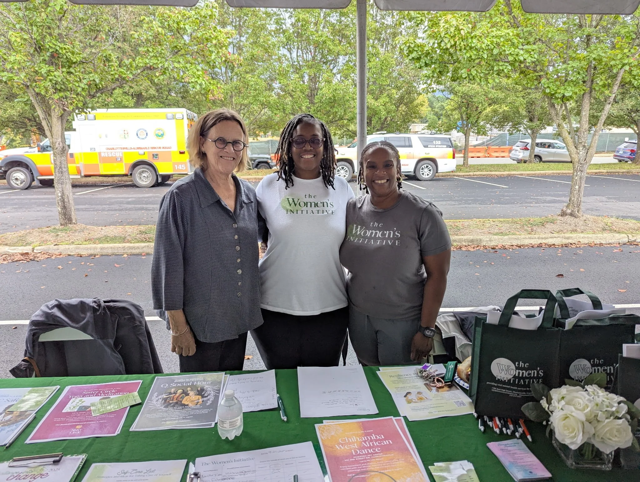 Community events like the Mount Zion First African Baptist Church Health Fair remind us why we do this work: to meet people where they are, offer resources, and share hope. 🌟

Our Board Member Edie, Clinical Services Director Shelly, and Sister Circ