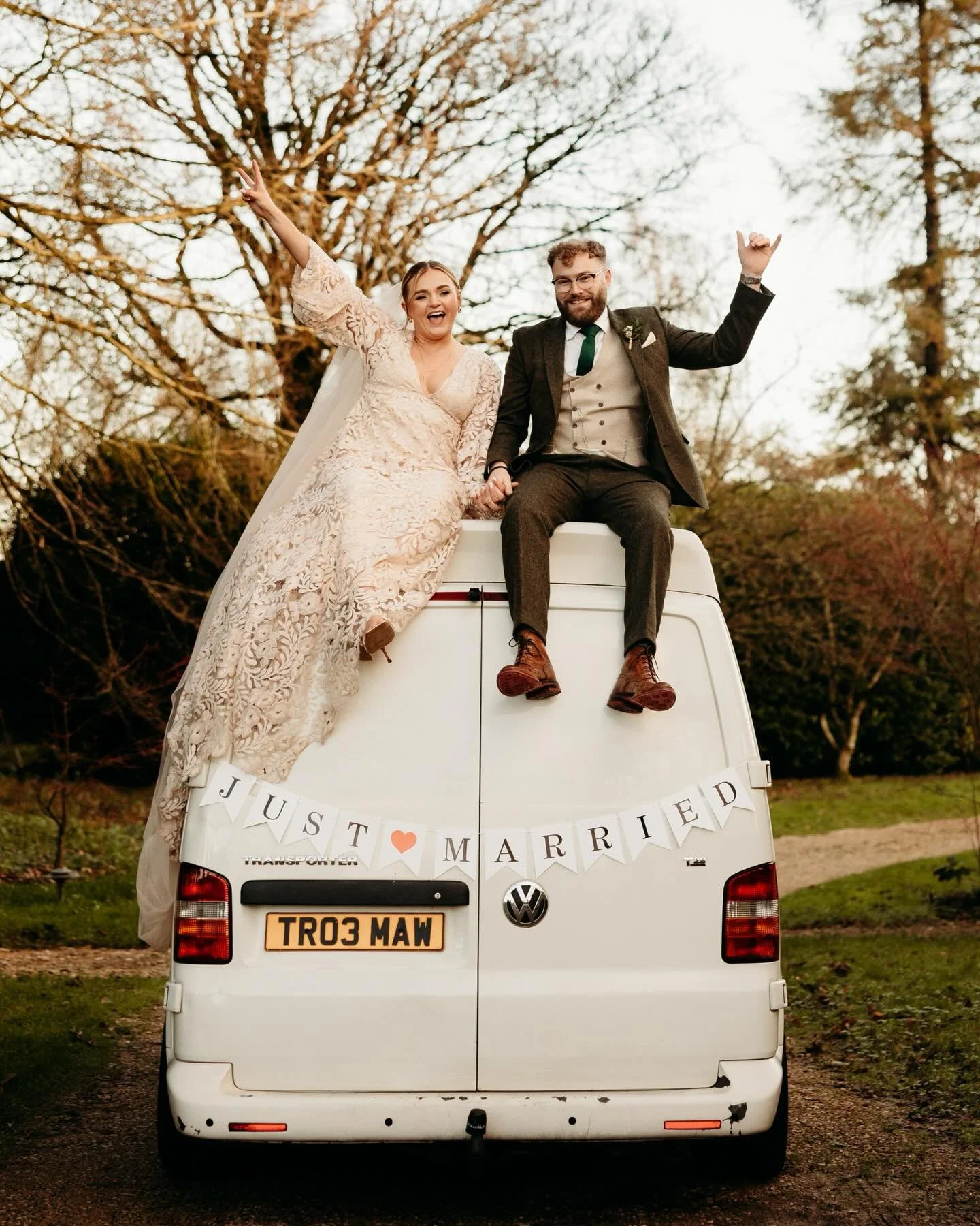 The most glorious winter wedding 🎄❤️ 

A huge congratulations to H &amp; T - thank you so much for choosing us to capture your special day. 

Photographers: @jordhanphotography 
Venue: @mataracentre 
Suit: @regencygroombishopscleeve 
Hair and makeup