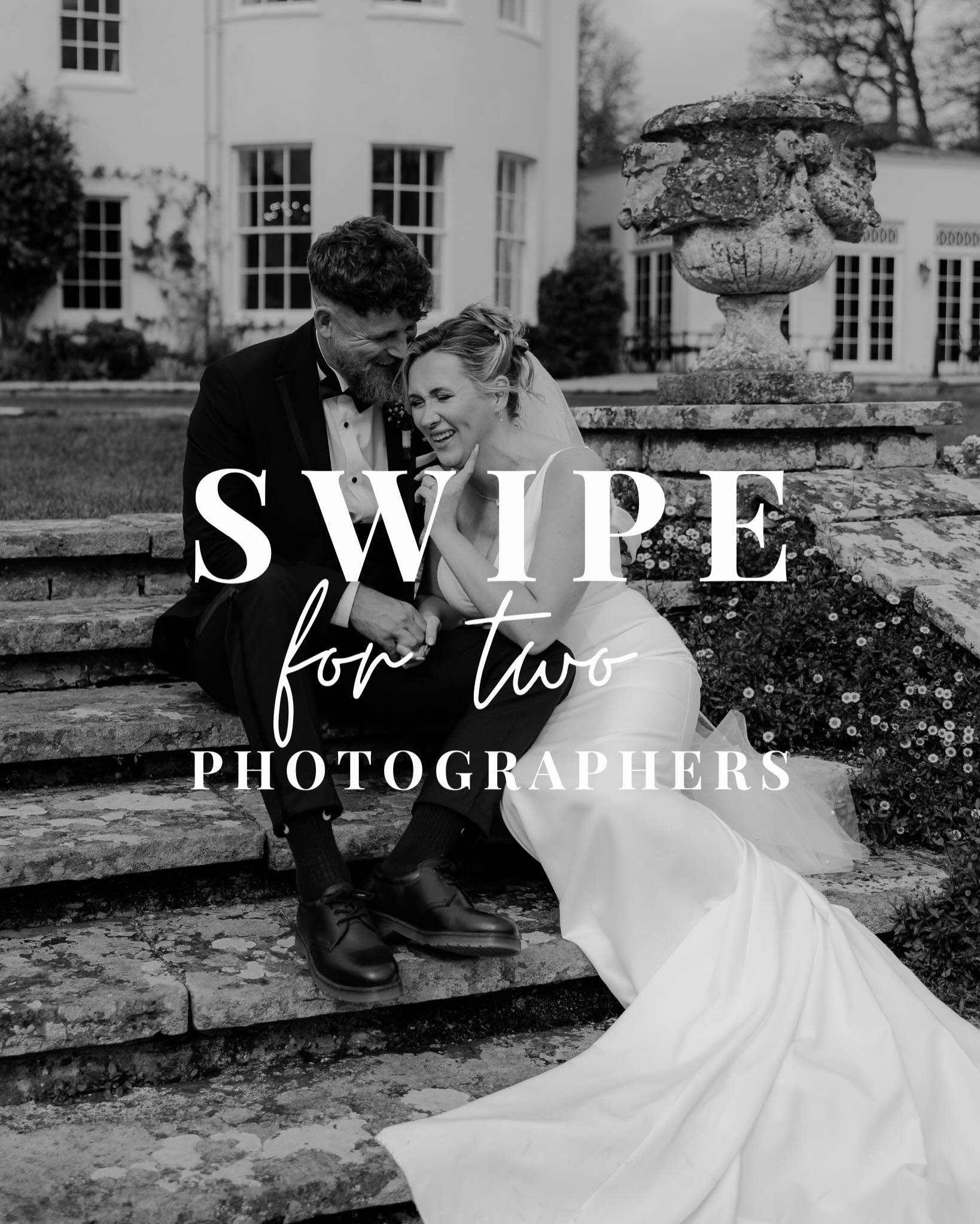 A few examples of what having two photographers can look like from M &amp; H&rsquo;s special day! 

More angles &amp; moments that you might have missed that will be captured forever ❤️ 

Photographers: @jordhanphotography 
Venue: @rockbeare_manor_ 
