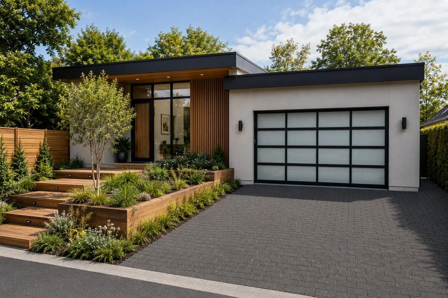 200x 100 grey paver garage.jpeg