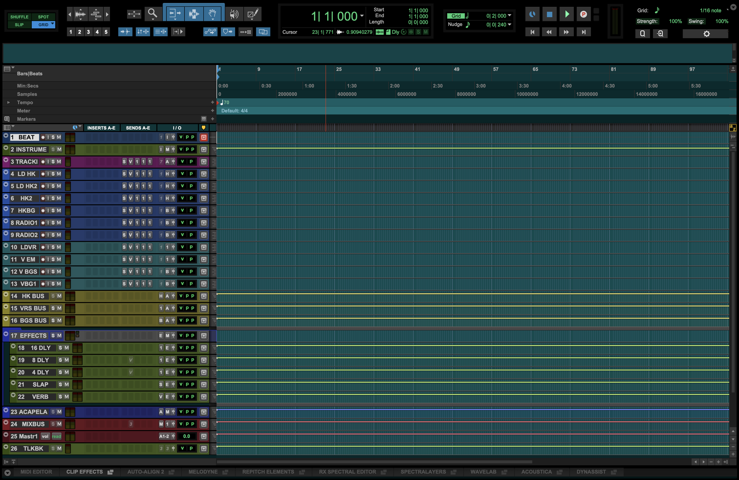 Pro Tools Blank Template