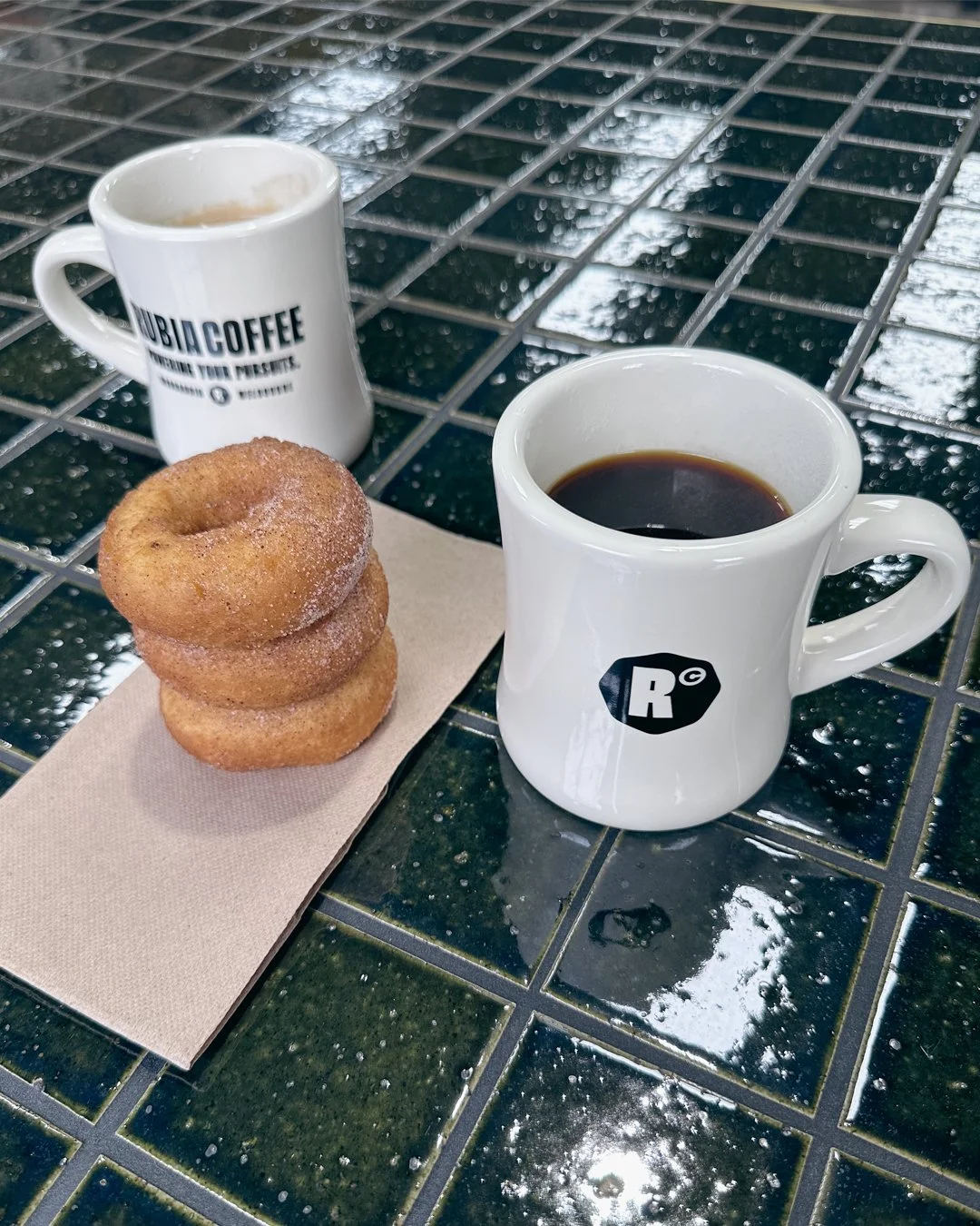 Coffee and doughnuts. Our diner mugs doing what they do best.
Pick one up online.