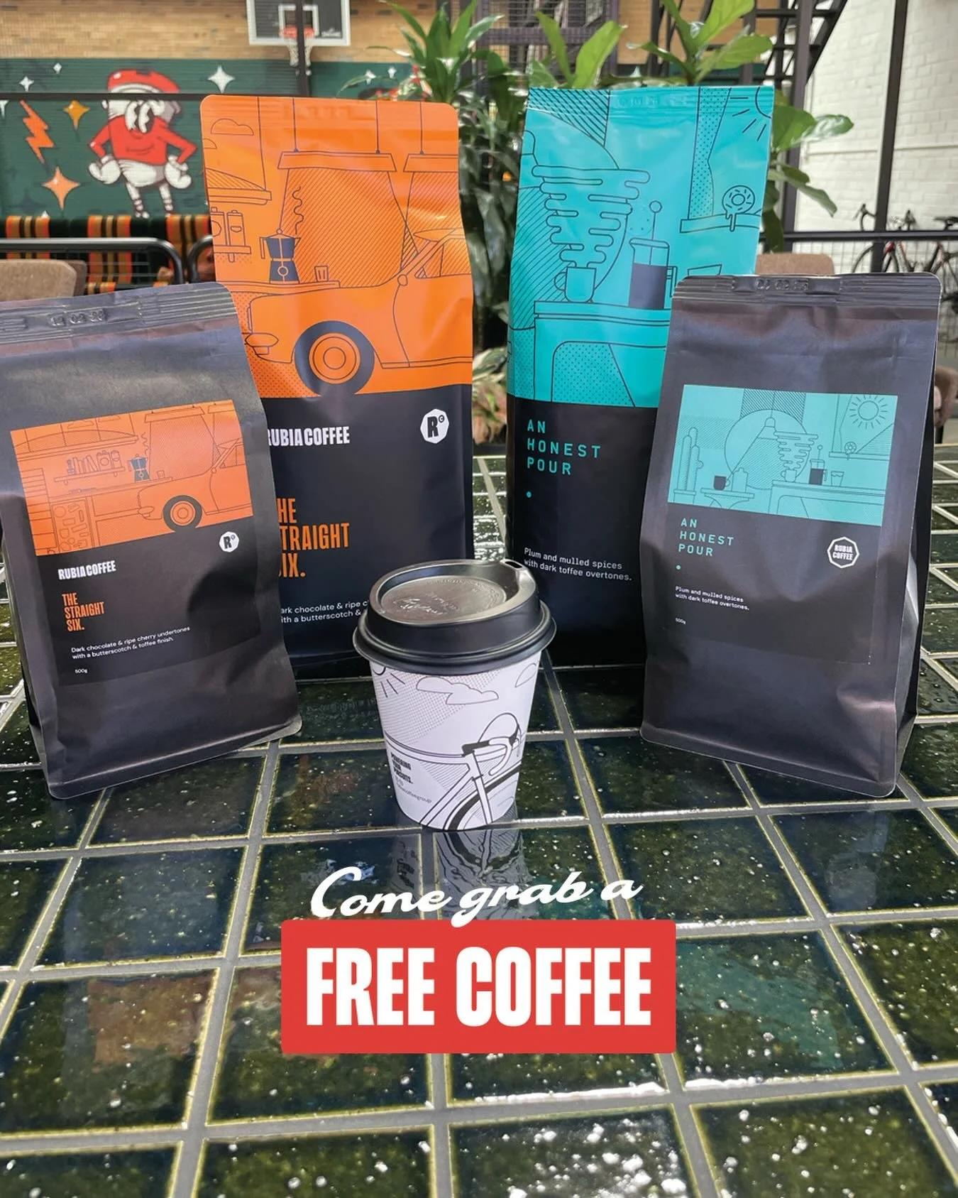 Come grab yourself a free coffee with any purchase of beans from our Moorabbin Brew Bar. Open 7.00-12.30 Mon - Fri.