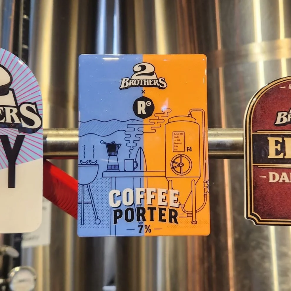 2 Brothers Brewery x Rubia Coffee

Our mates at 2 Brothers Brewing have brewed a 7% Coffee Porter using our Honest Pour Blend.
It&rsquo;s on tap now at the brewhouse, and if you&rsquo;re into good beer as well as good coffee, it&rsquo;s worth a crack