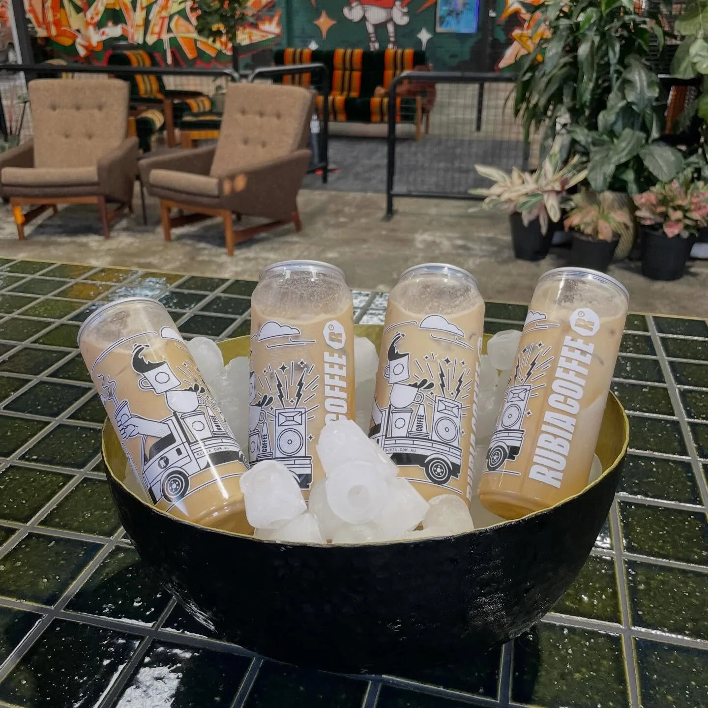 What better way to cope on a 45&deg; Melbourne day, than with an ice cold iced coffee. There&rsquo;s a few ready to go and we can make to order. 
#coldasice #rubiacoffee #poweringyourpursuits