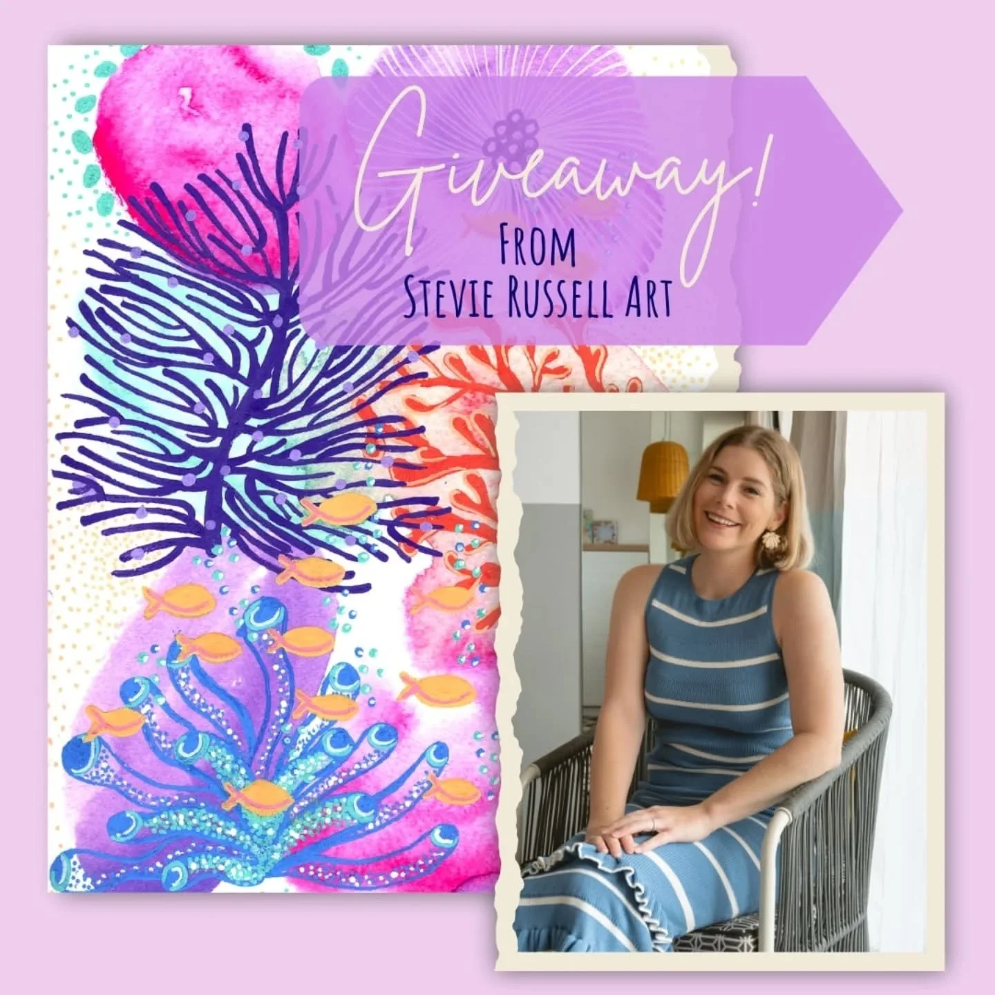 To all the lovely ladies joining next Saturday’s Boyne Tannum Ladies Afternoon — a little something special awaits ππͺΈ
Win a framed original artwork and card pack from Stevie Russell Art πβ¨
Good luck! π€π»π©΅