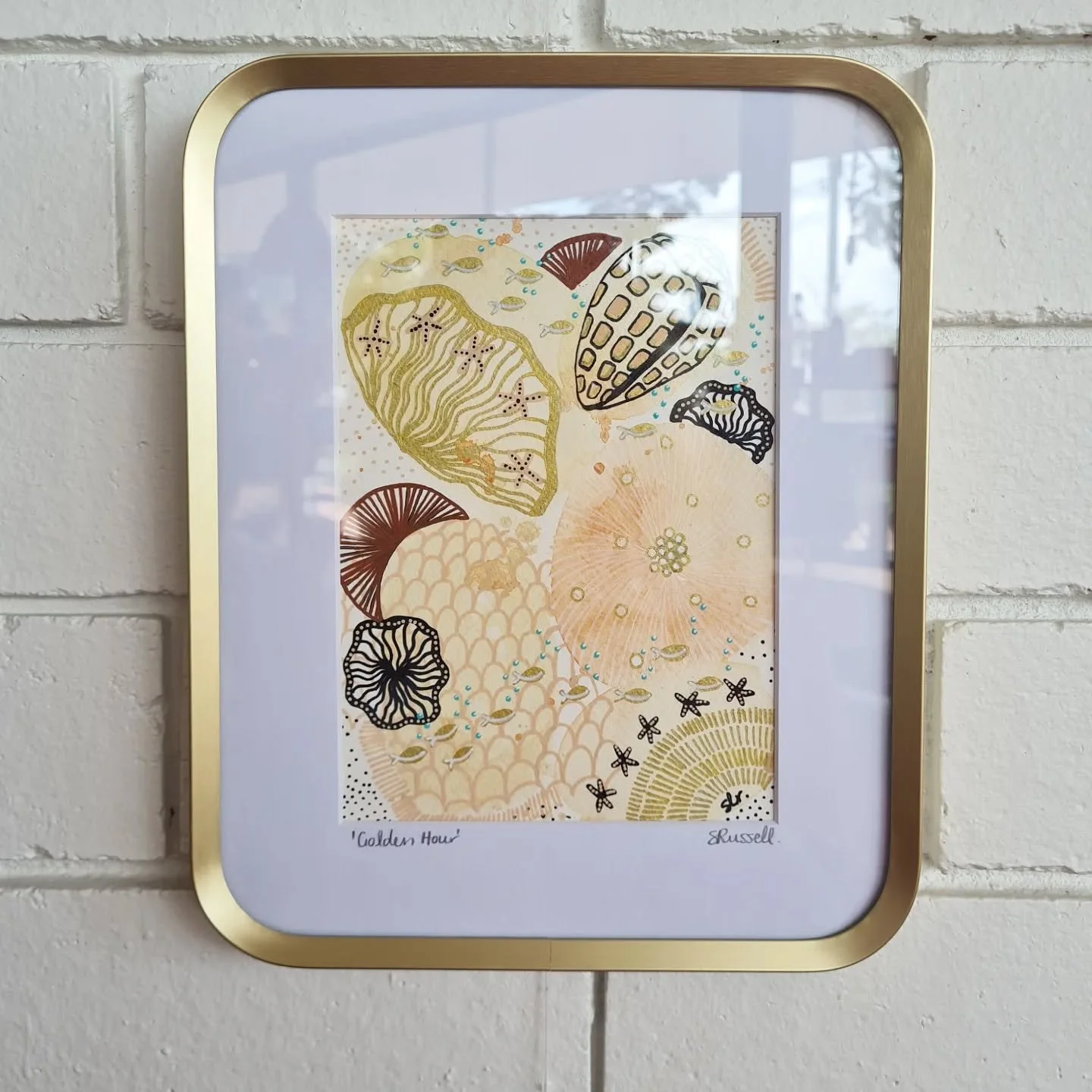 ✨ New arrival at Ocean Breeze Gallery ✨

I&rsquo;ve just added a new framed A5 original titled &lsquo;Golden Hour&rsquo; &mdash; a piece inspired by those magical moments when sunlight filters through the water, dancing across my intricate abstract u