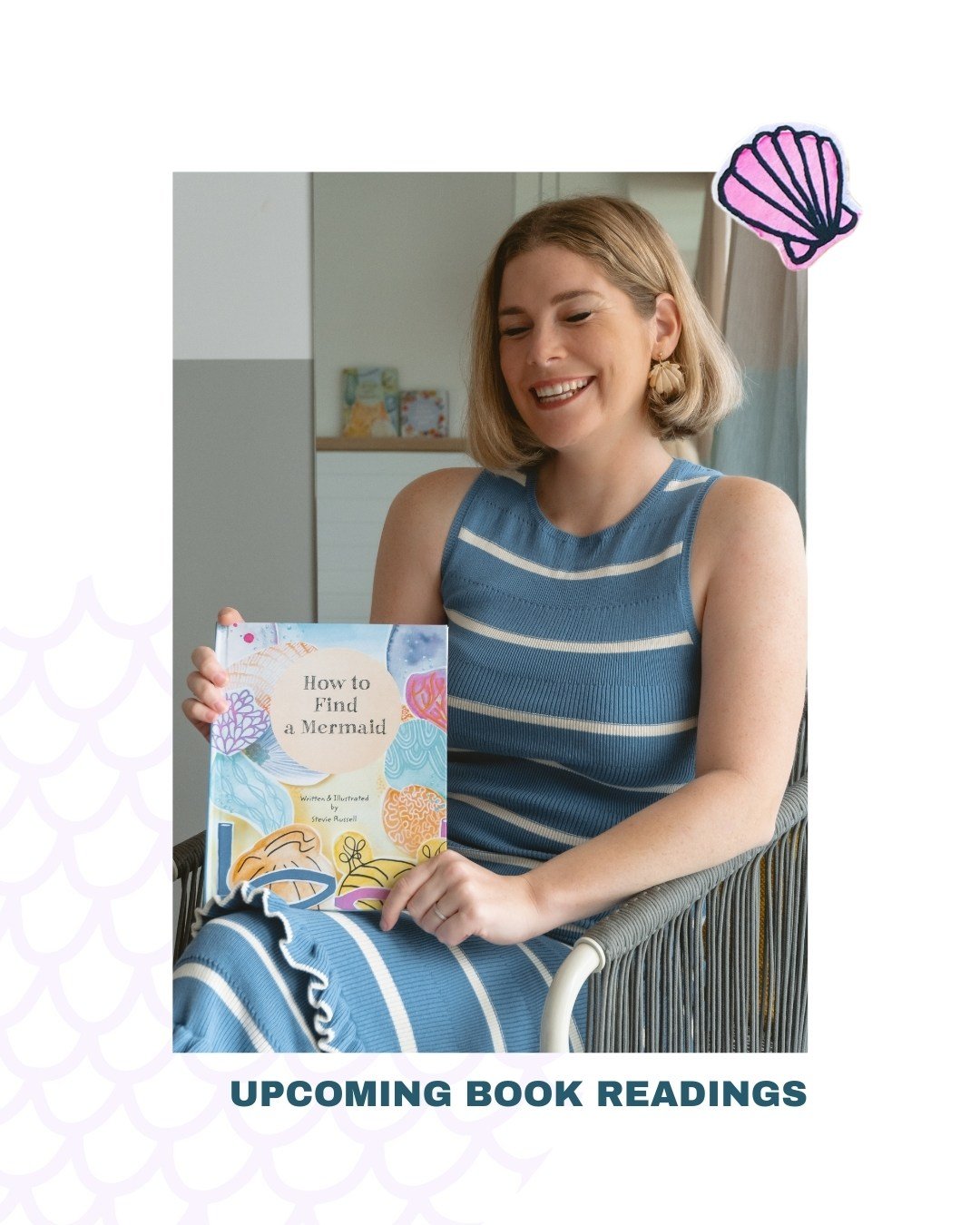 🌊 Come Join Me for Sea Creature Storytime this week!

I&rsquo;m so excited to share How to Find a Mermaid at three special Sea Creature Storytime events! Bring the kids, dive into the magic of the ocean, and let&rsquo;s go on an underwater adventure