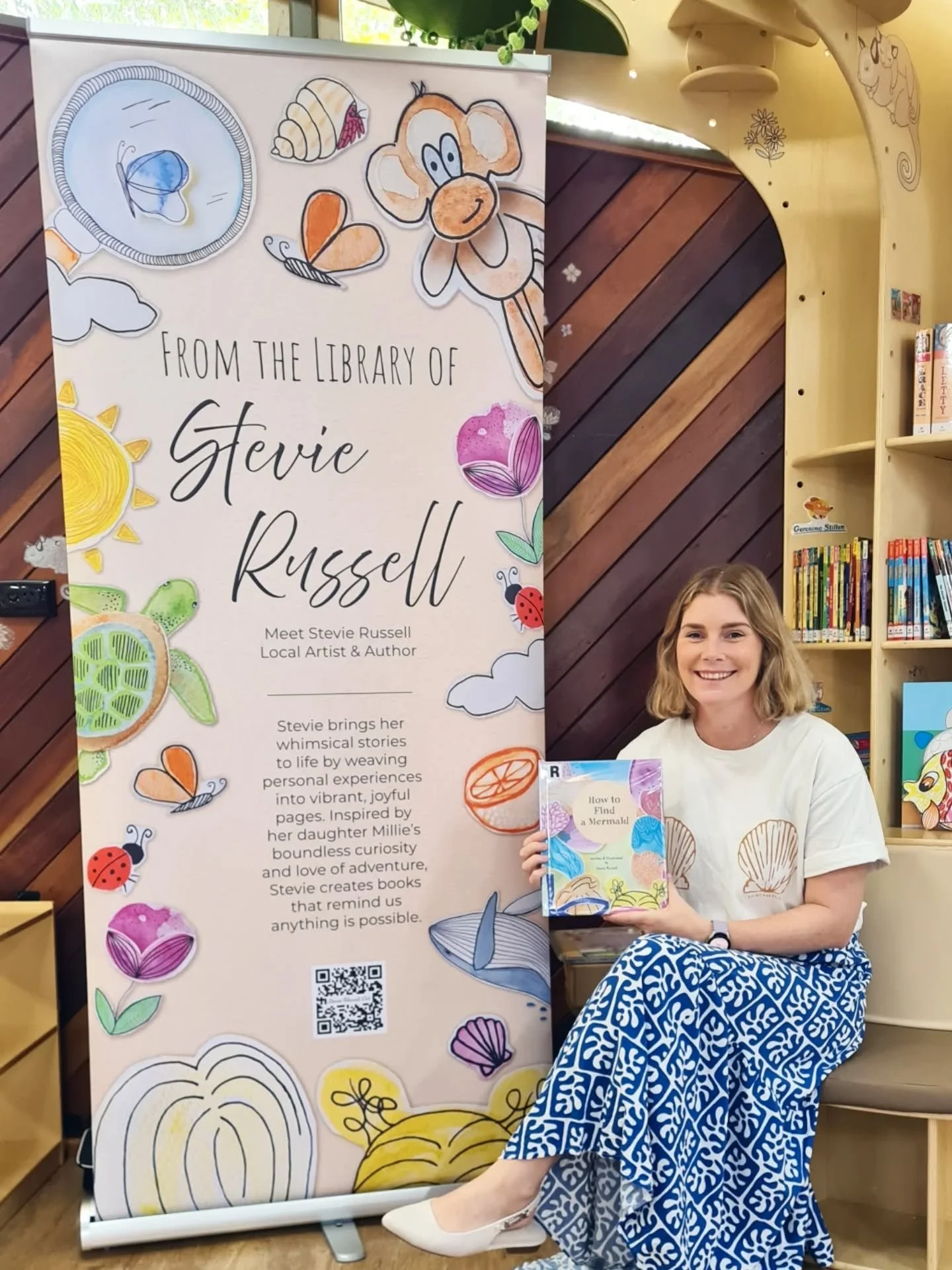 ✨ Storytime Adventures Continue! ✨
Thank you Calliope Library for having me this morning &mdash; reading How to Find a Mermaid to the little ones was pure magic 🧜🏼&zwj;♀️💫

The fun isn&rsquo;t over!
📚 Gladstone Library &ndash; Tomorrow, 10:30am
?