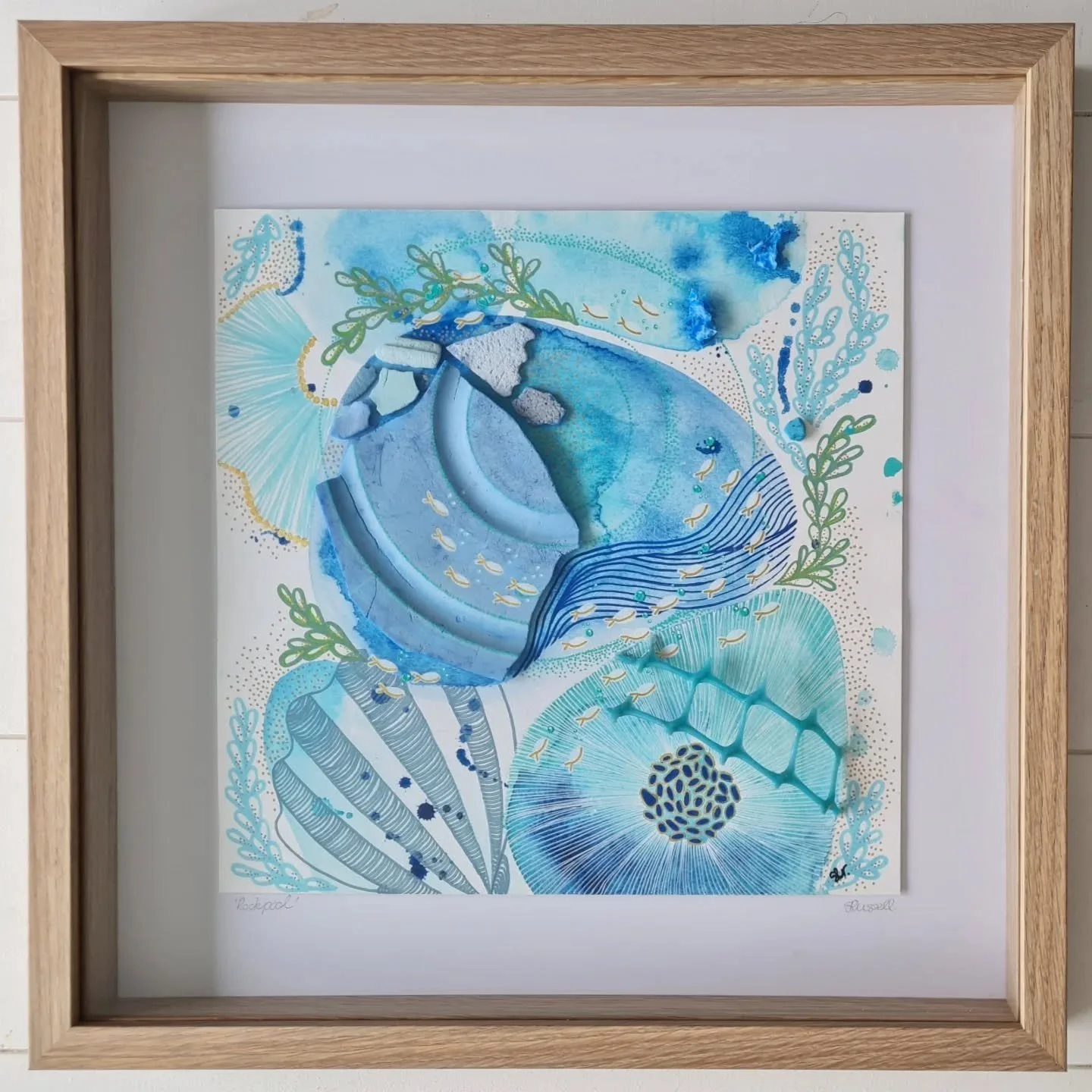 New year&hellip; new artworks 🌊

The studio has been quietly busy these past few months while I&rsquo;ve been working away on a fresh collection of original pieces.

This one is called &lsquo;Rockpool&rsquo; &mdash; one of the newest works to come o