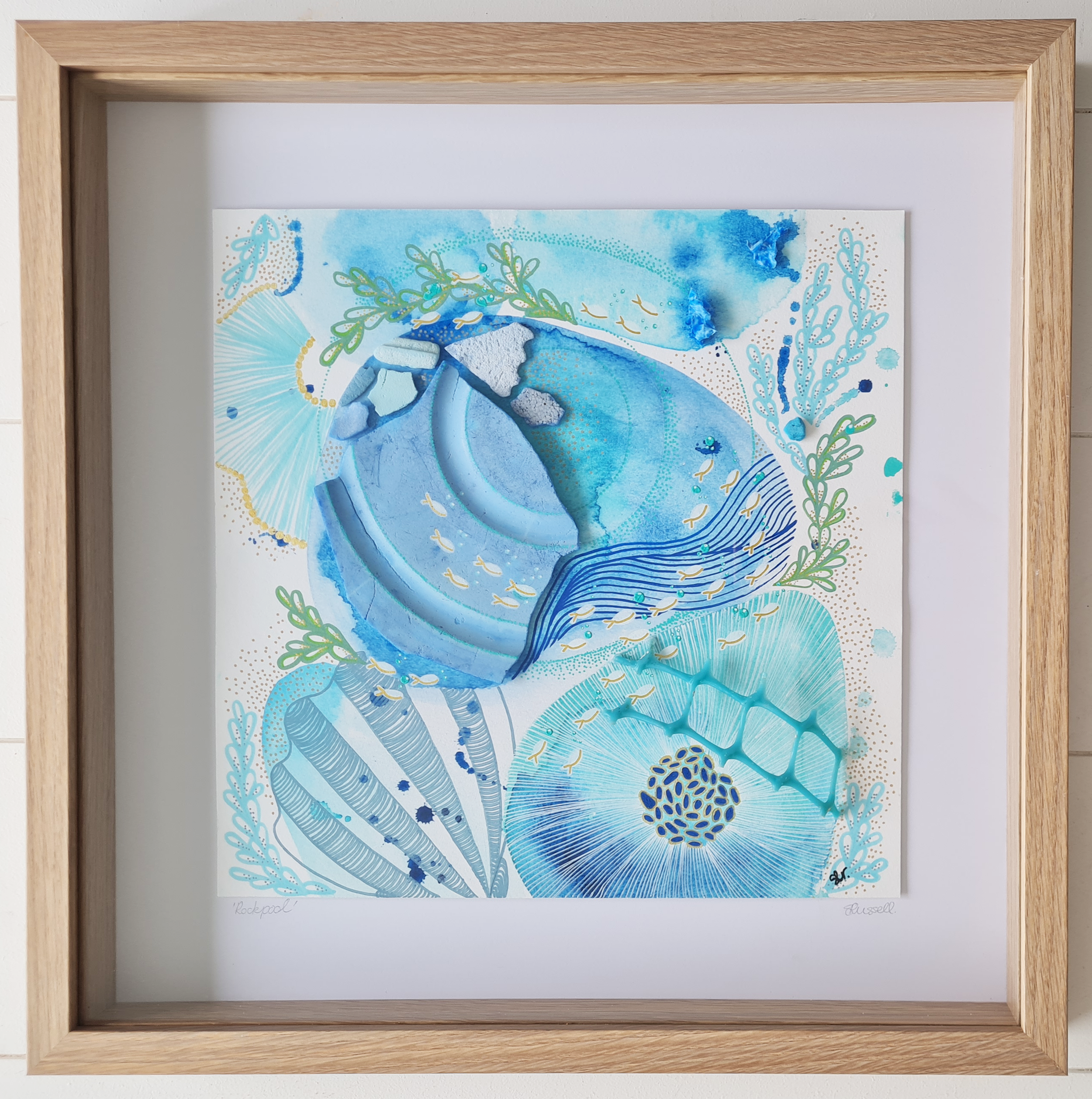 Watercolour and Ocean Finds Original