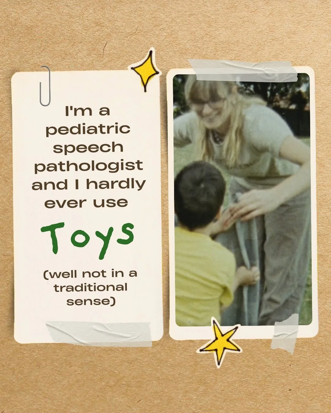 My therapy kit might not look like you would expect!! 

No single-purpose toys and yes, that includes Pop the Pig. (That might turn a few heads.)

Most of my kit is loose parts. Open-ended resources that follow the child&rsquo;s lead.

I love showing