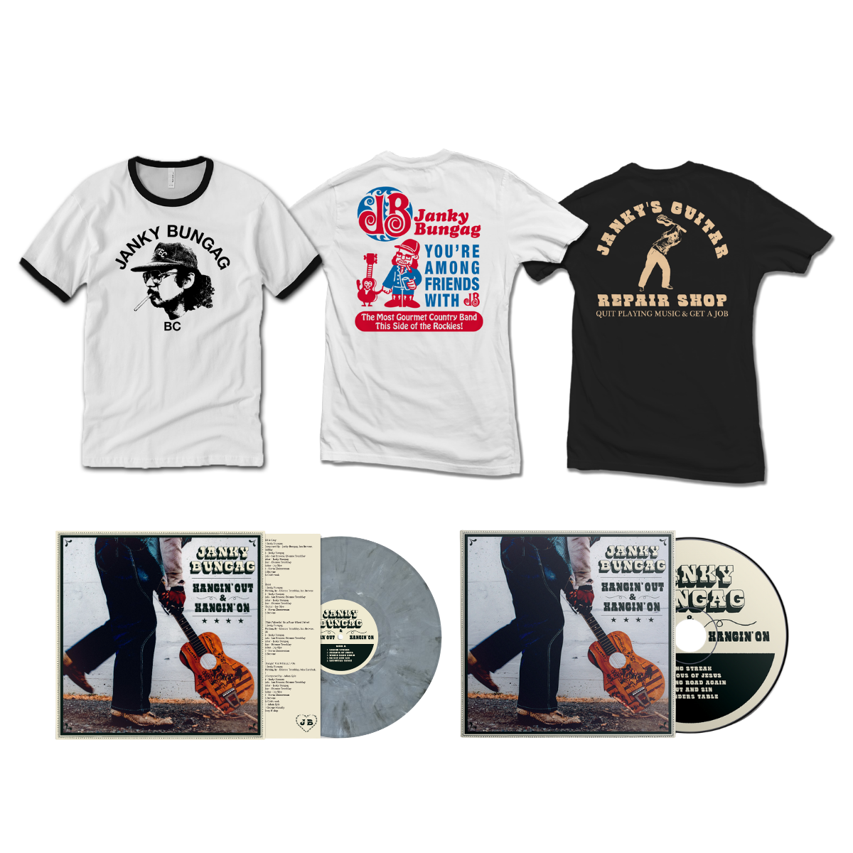 Barely Hangin' On Vinyl + CD Bundles
