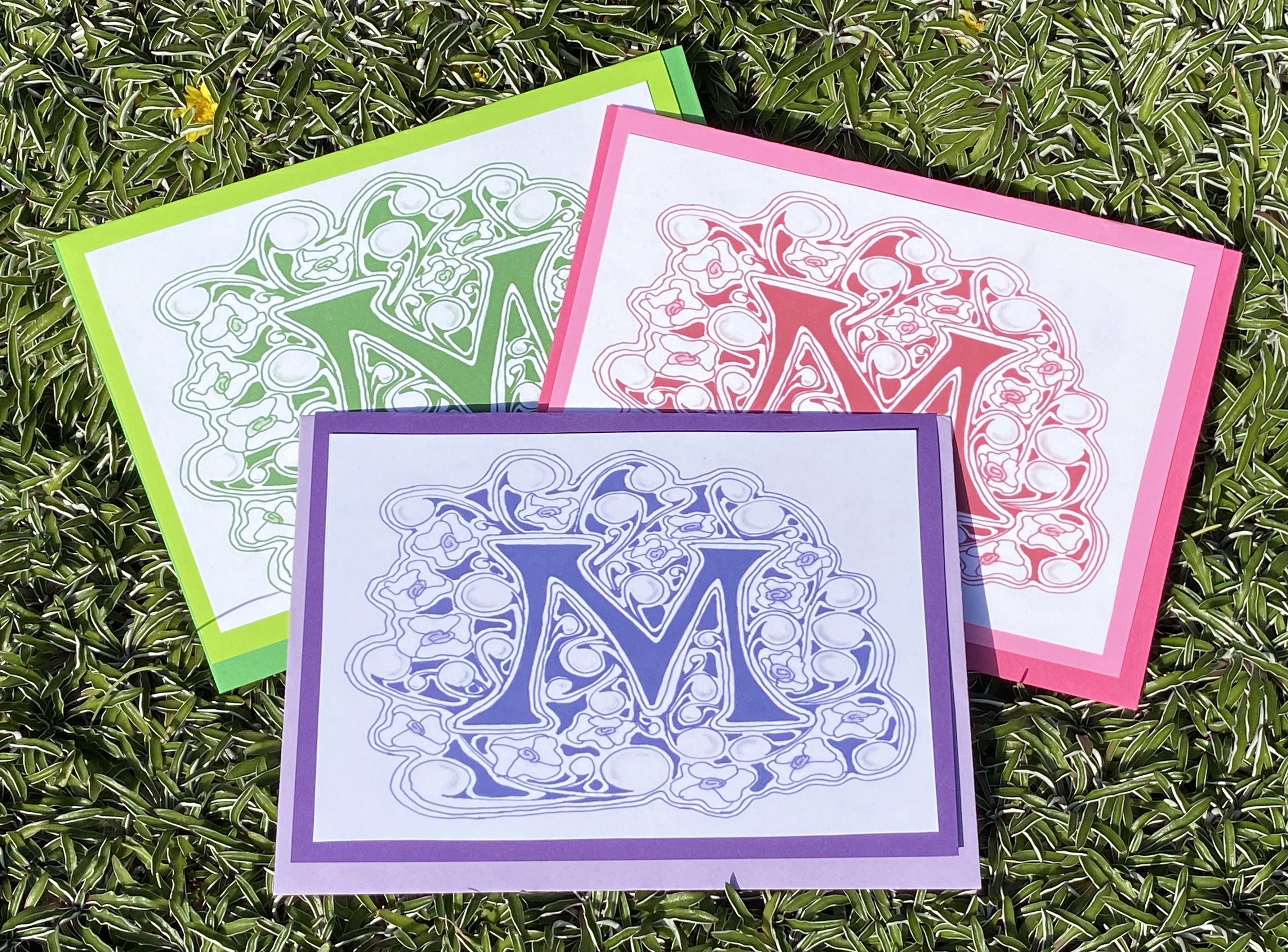M is for Mooka note card