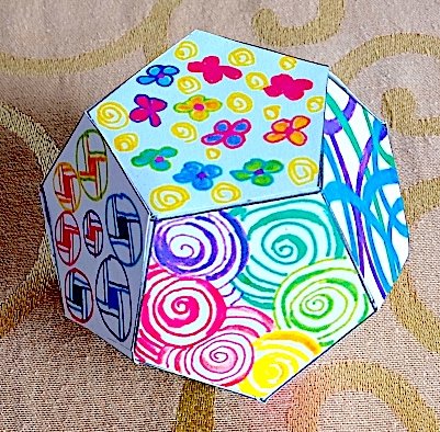 SHAPES TO SHOW - Dodecahedron #5 - Fun Fragments - Colored only - March 12 2024.jpeg