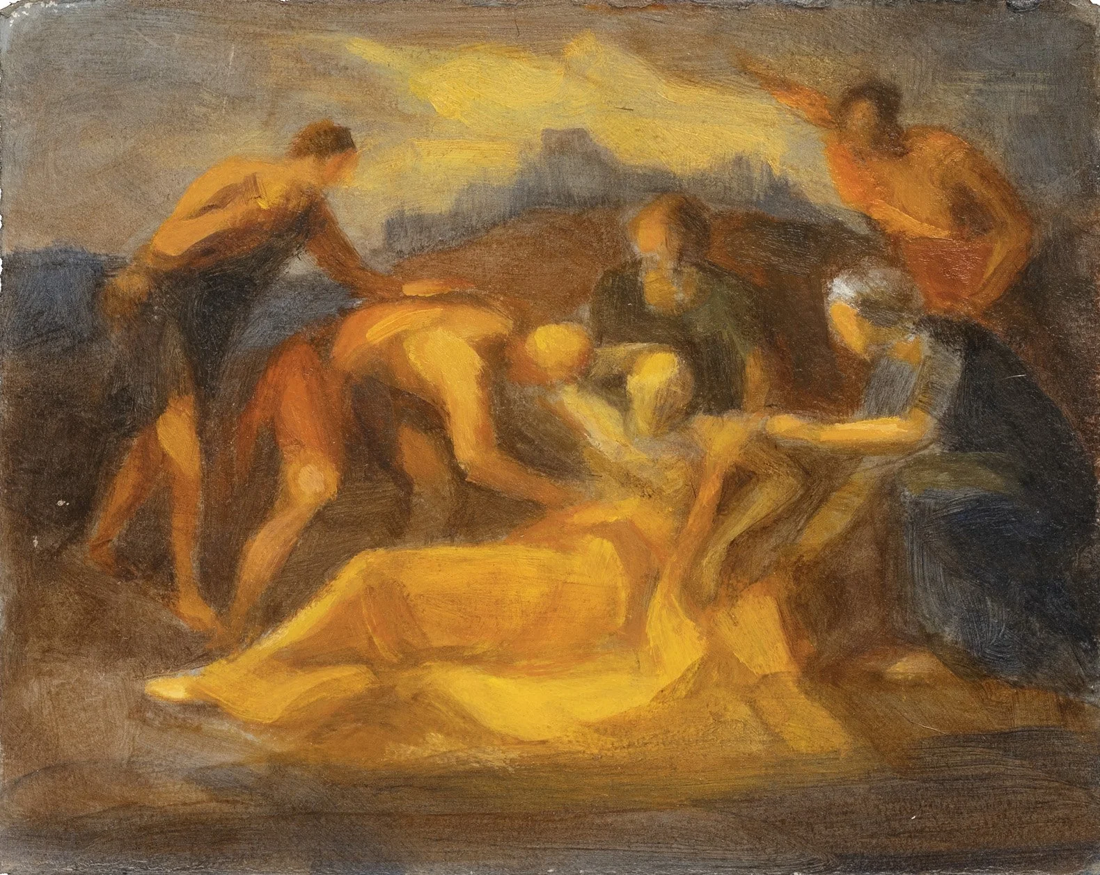 D'après Poussion La reine Zénobie.JPG