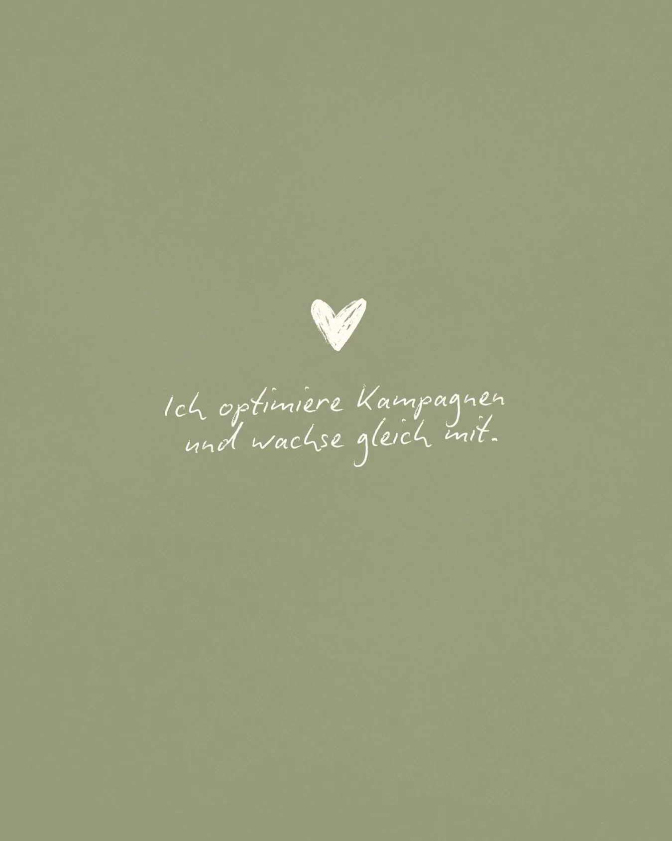 Digital Marketing ist f&uuml;r mich mehr als Performance, Ads und KPIs. 

Es geht darum, Kampagnen strategisch zu optimieren, Marken nachhaltig aufzubauen und dabei st&auml;ndig dazuzulernen. 

Zwischen Analyse, Kreativit&auml;t und Intuition entsteh