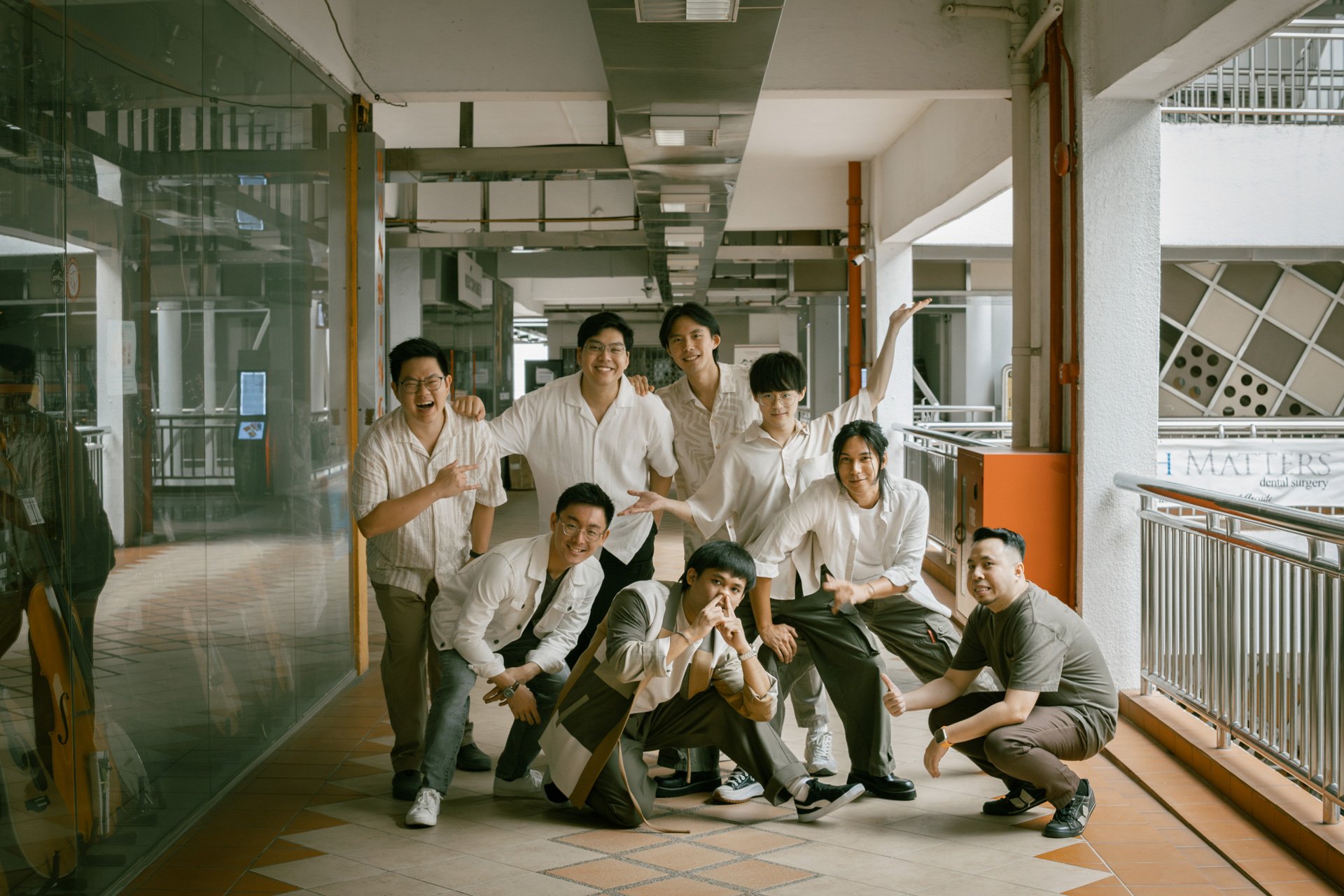 Brass Basah: 8-Man Band Photoshoot