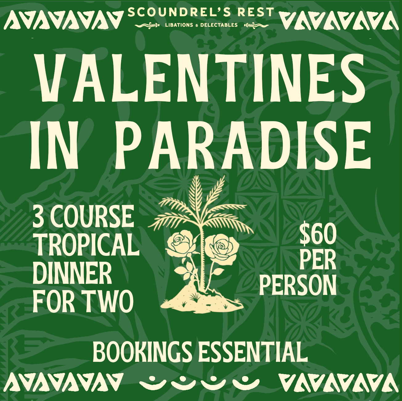 Valentine's In Paradise - Dinner for Two