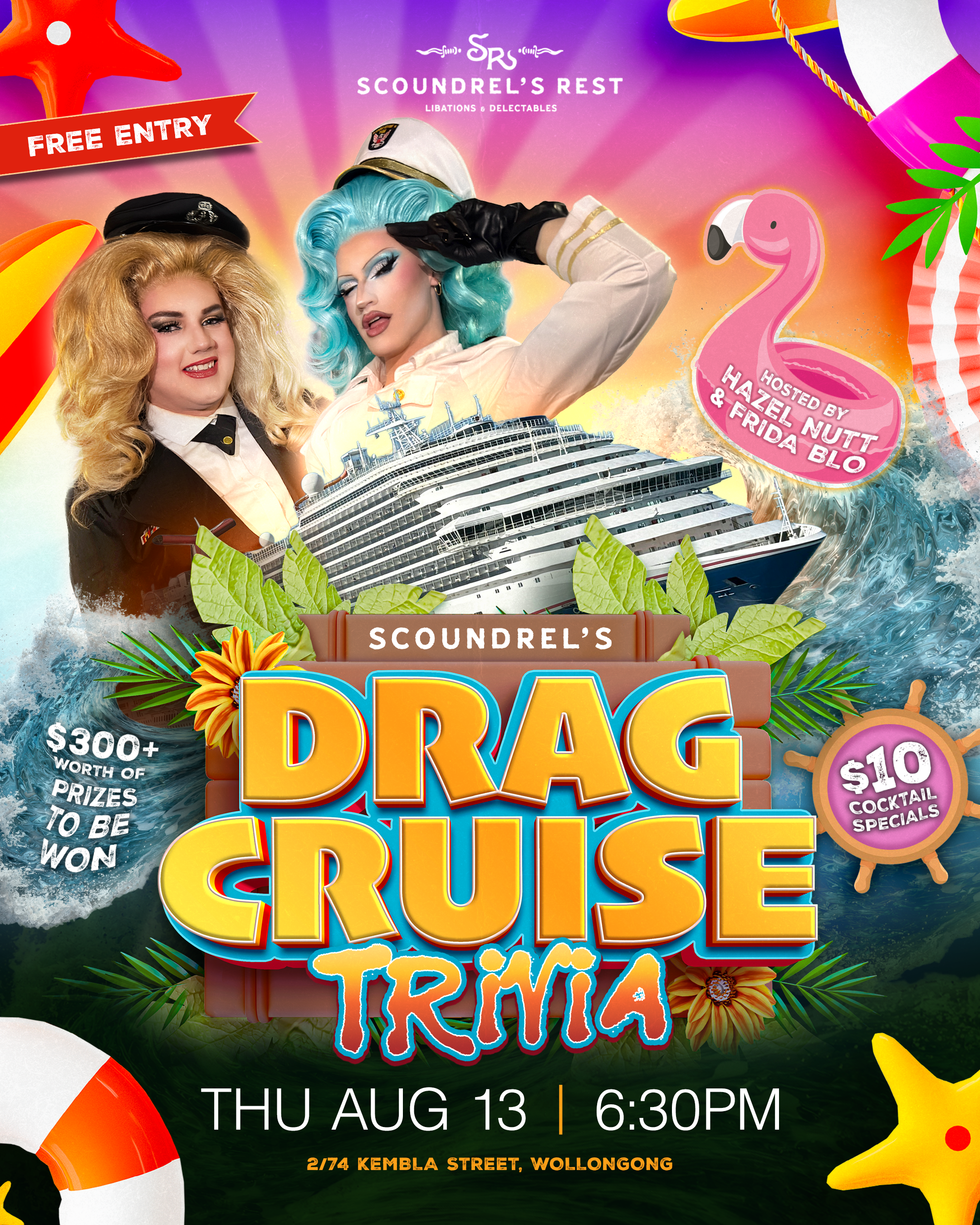 Scoundrel’s Drag Cruise Trivia 