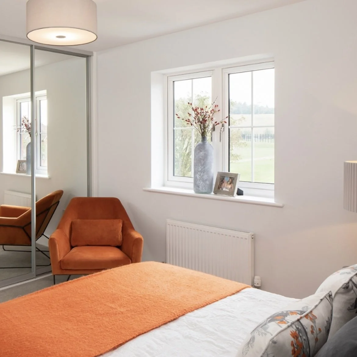 Interior of decorated new build