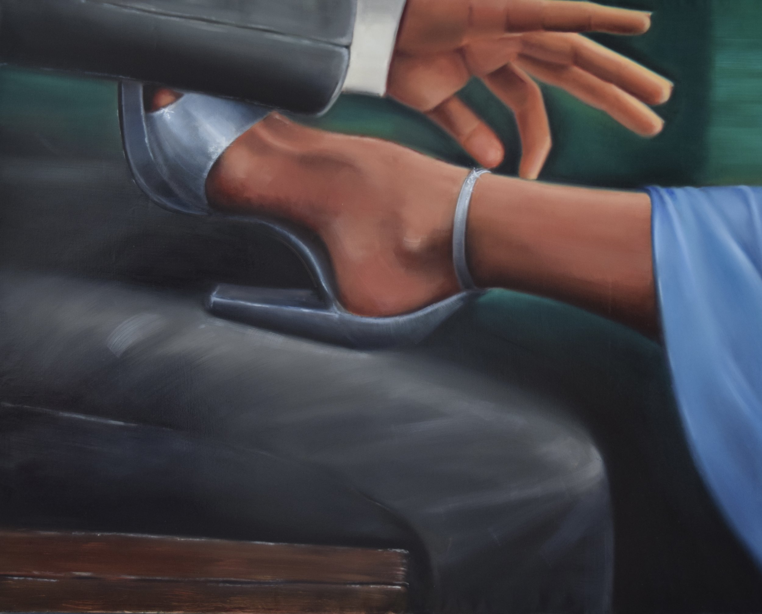 I'll make you fly. 

2026, Oil on linen, 125cm x 100cm.