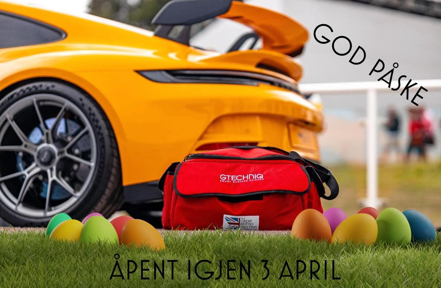 Tilbake på jobb med tøffe biler for behandling Onsdag 3 April 🙌🏻🇳🇴✨✨. God påske til gamle og nye kunder. @Gtechniq @bilnerden @lakkspesialisten_as @markmasteras @vawraps