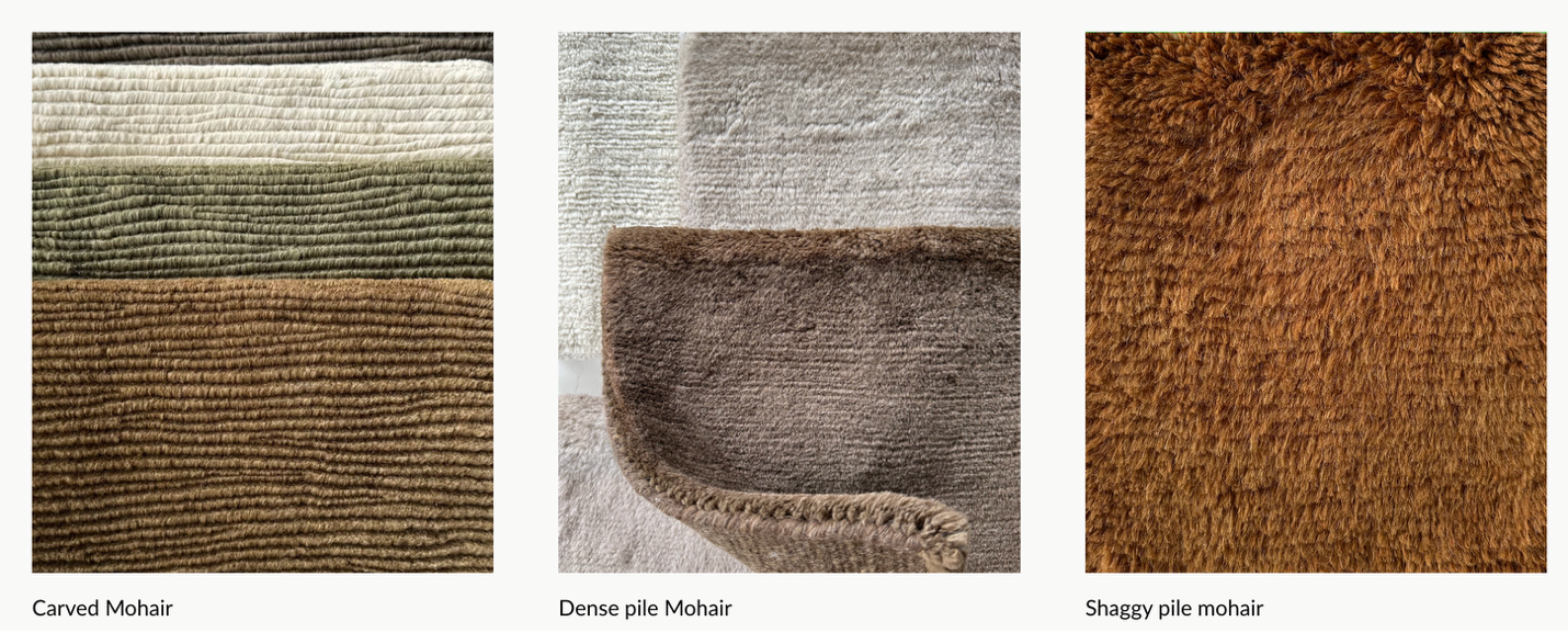 Selection of rugs by Studio Strata in gorgeous earthy tones