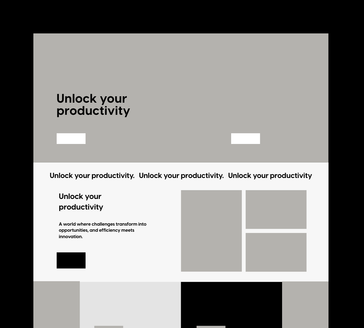 SquareForge Squarespace wireframing website example.