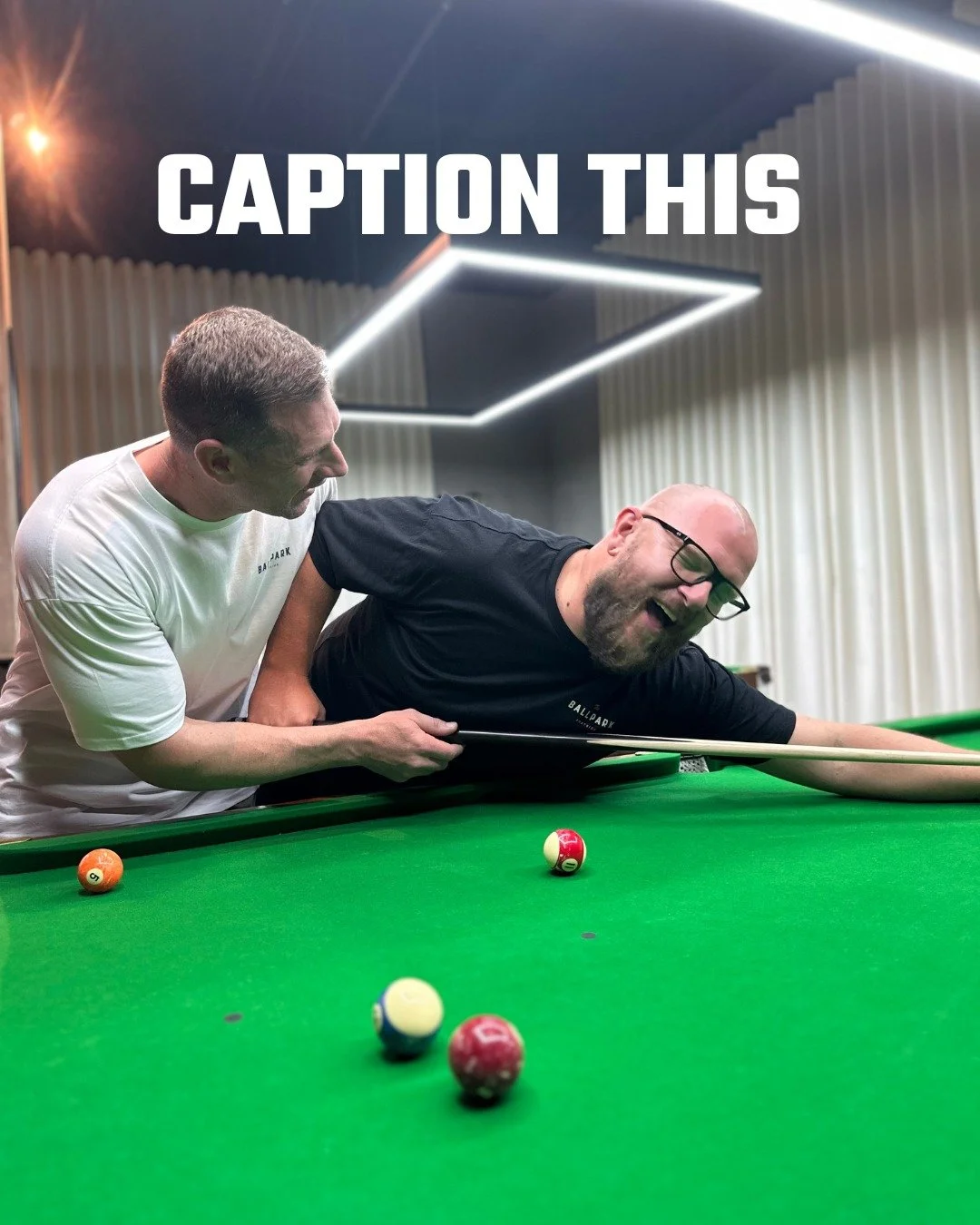 We caught this moment&hellip; what&rsquo;s the first thing that comes to mind? 👇

Best answer = bragging rights (and a FREE swing session on us 😉).

#BallparkLaughs #TheBallparkPortside #CaptionThis