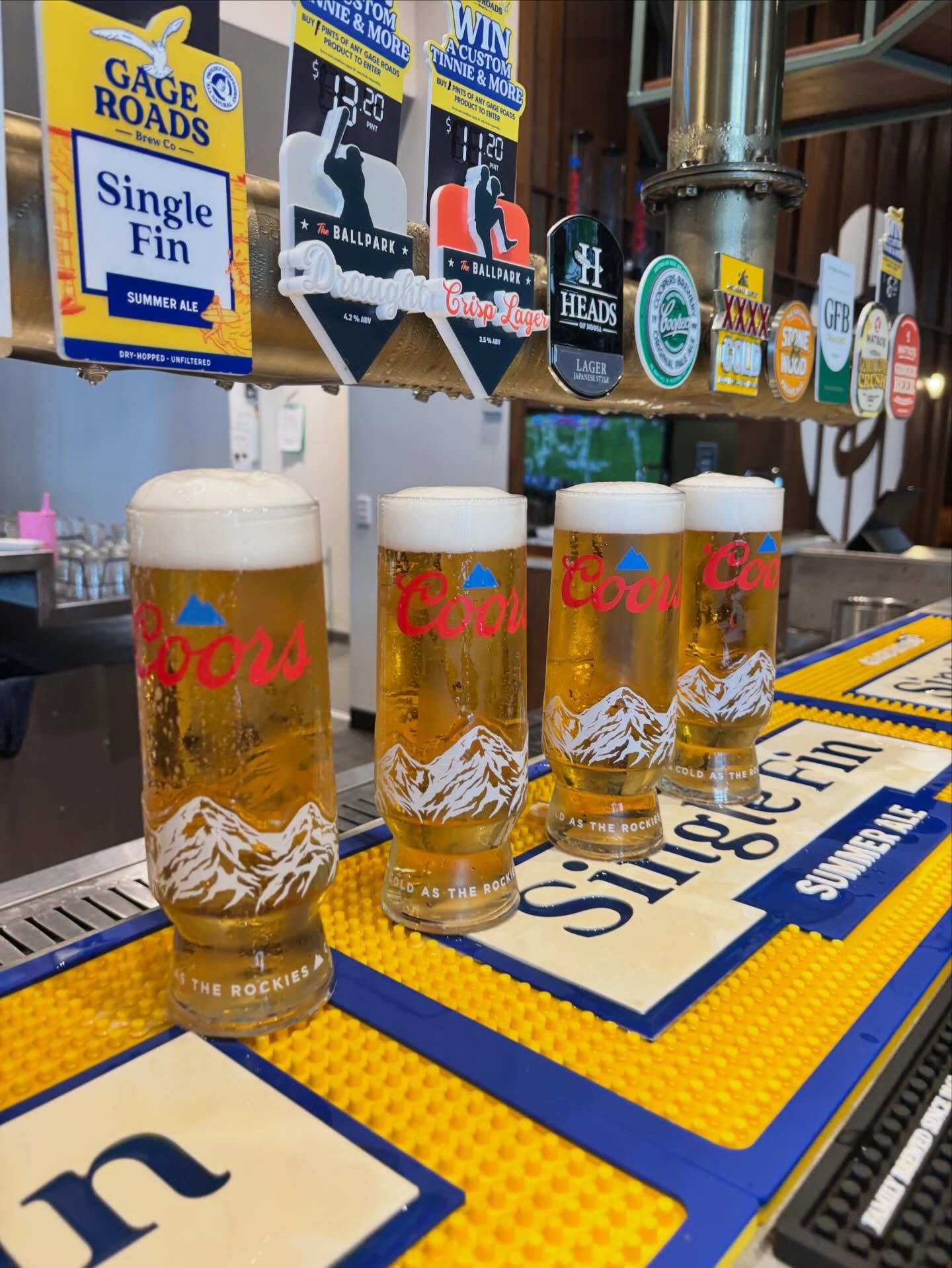 Feeling a bit parched? We are here to serve cold ones all year round 🍻

There are plenty of options for you and all your mates! Come in, say hi, and quench that thirst 😉🔥

#theballpark #coldones #sportsbar #newybar #newcastle