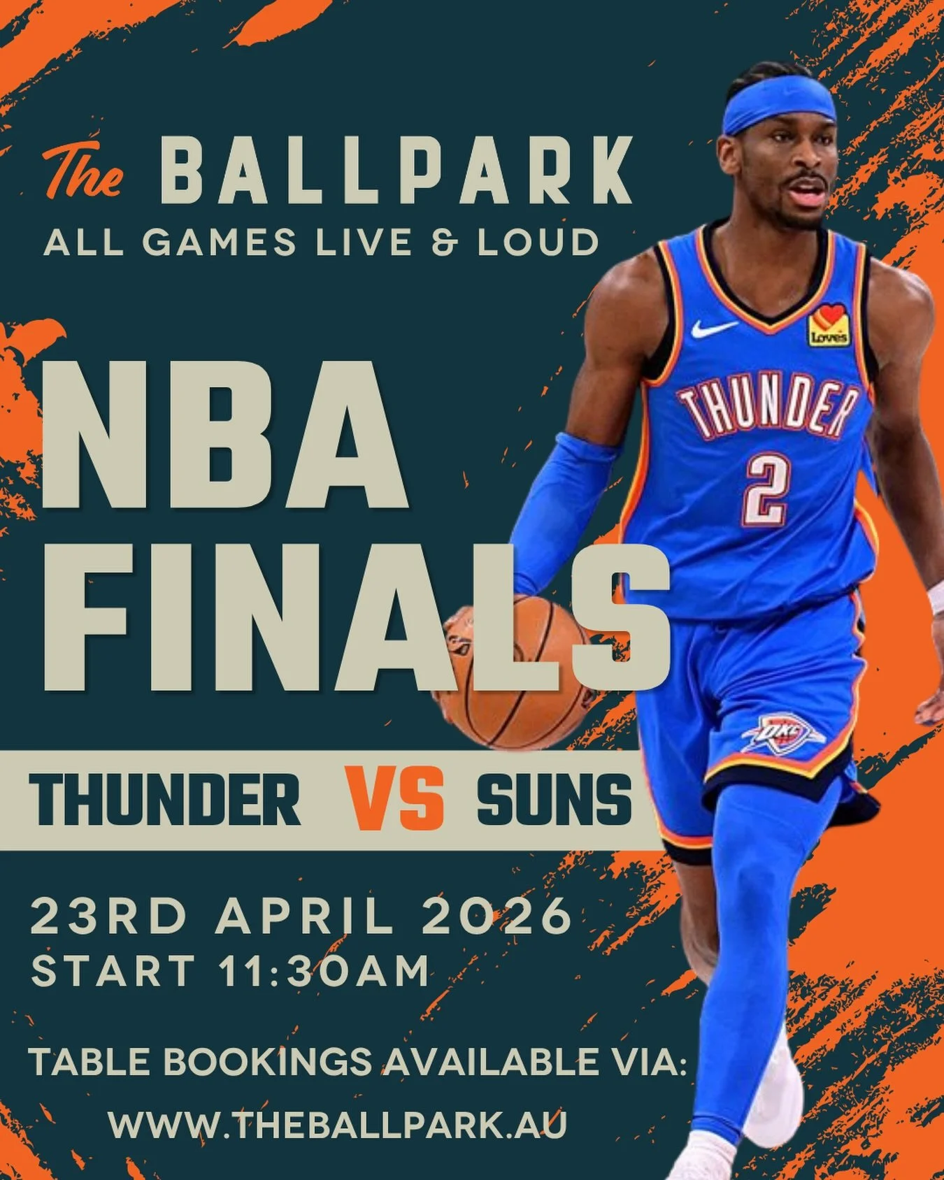 PLAYOFFS. LOUD. LIVE.🏀🔥

Oklahoma City Thunder VS Phoenix Suns 
Tomorrow from 11:30AM - bright &amp; early, no excuses.

This is where you watch it- big screens, full volume, zero chill🔊

Cold beers flowing, stacked tap lineup &amp; food that actu