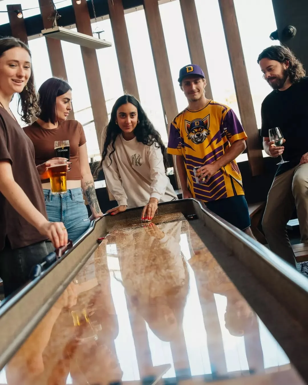 Shufl Board is stupidly fun. You will say one quick game and then lose an hour of your life to a war of pucks.

Want to book a table, game or host a party? Link in bio!

📍&nbsp;Westfield Kotara, Level 3 Rooftop, Northcott Dr, Kotara NSW 2289

#newca