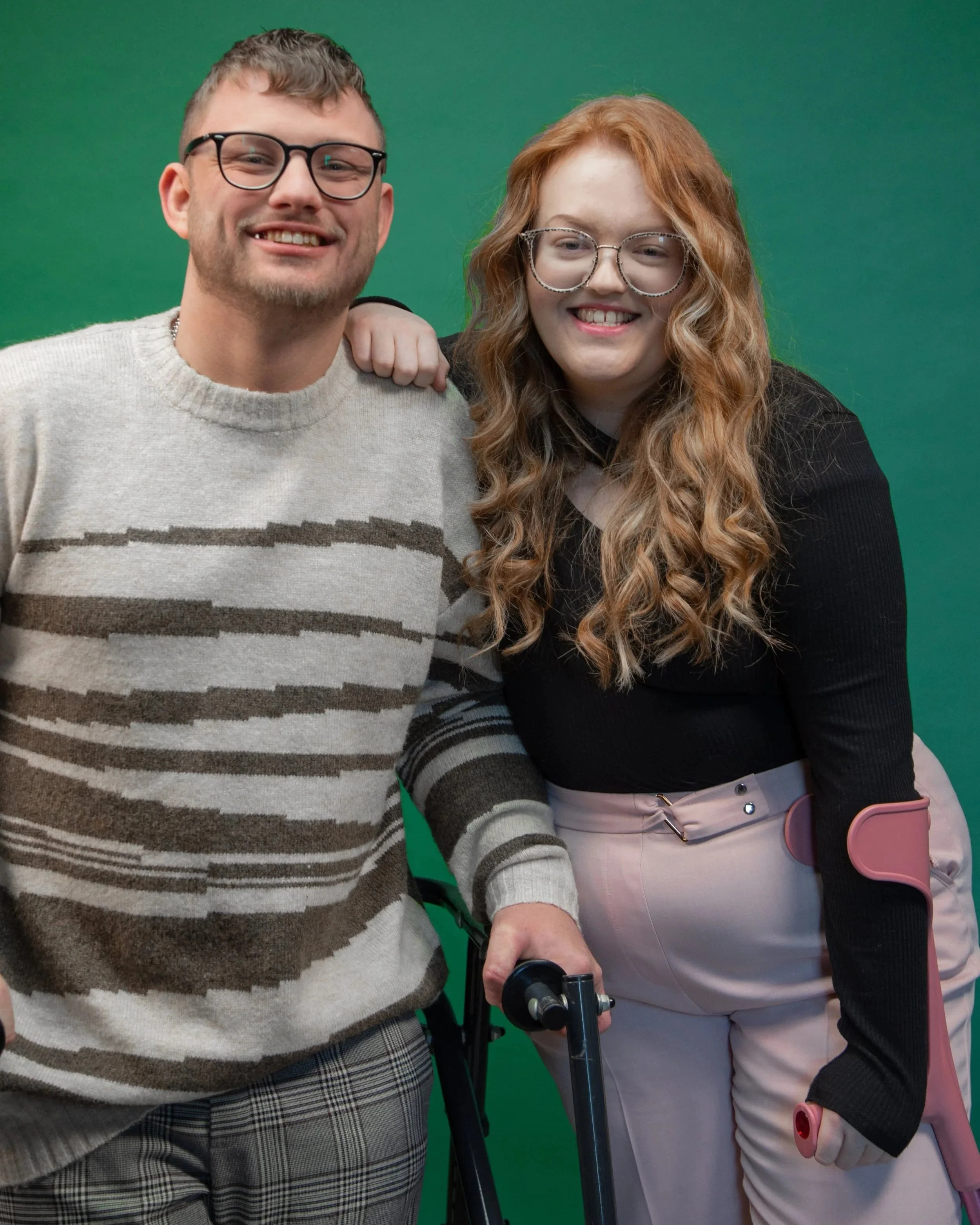 Portrait of Alex MacKenzie and partner Chloe
