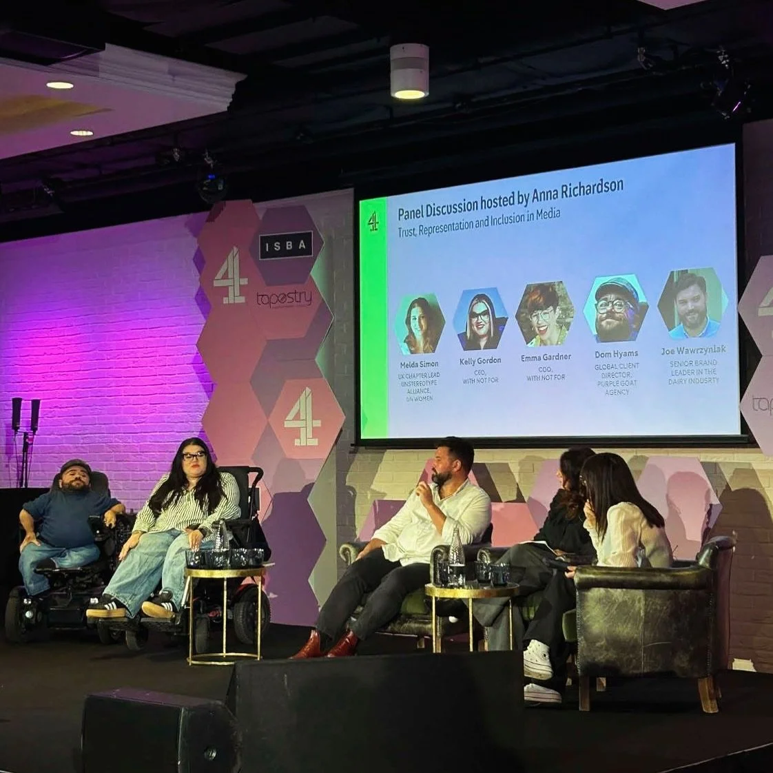 Last week, @channel4 and ISBA hosted their latest Mirror on the Industry event, marking six years of challenging how UK advertising reflects real lives. 

Our CEO, @mskelgee joined the panel on Trust, Representation and Inclusion in Media, sharing in