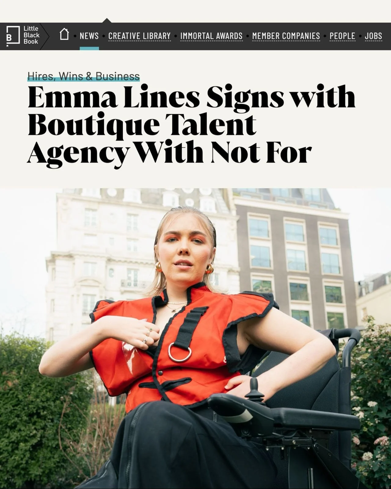 We&rsquo;re absolutely thrilled to welcome @emmaelizalines to the WNF family!

Recognised as the UK&rsquo;s #1 Disabled Model who uses a wheelchair, Emma is redefining what authentic representation looks like, from featuring in campaigns for Primark,