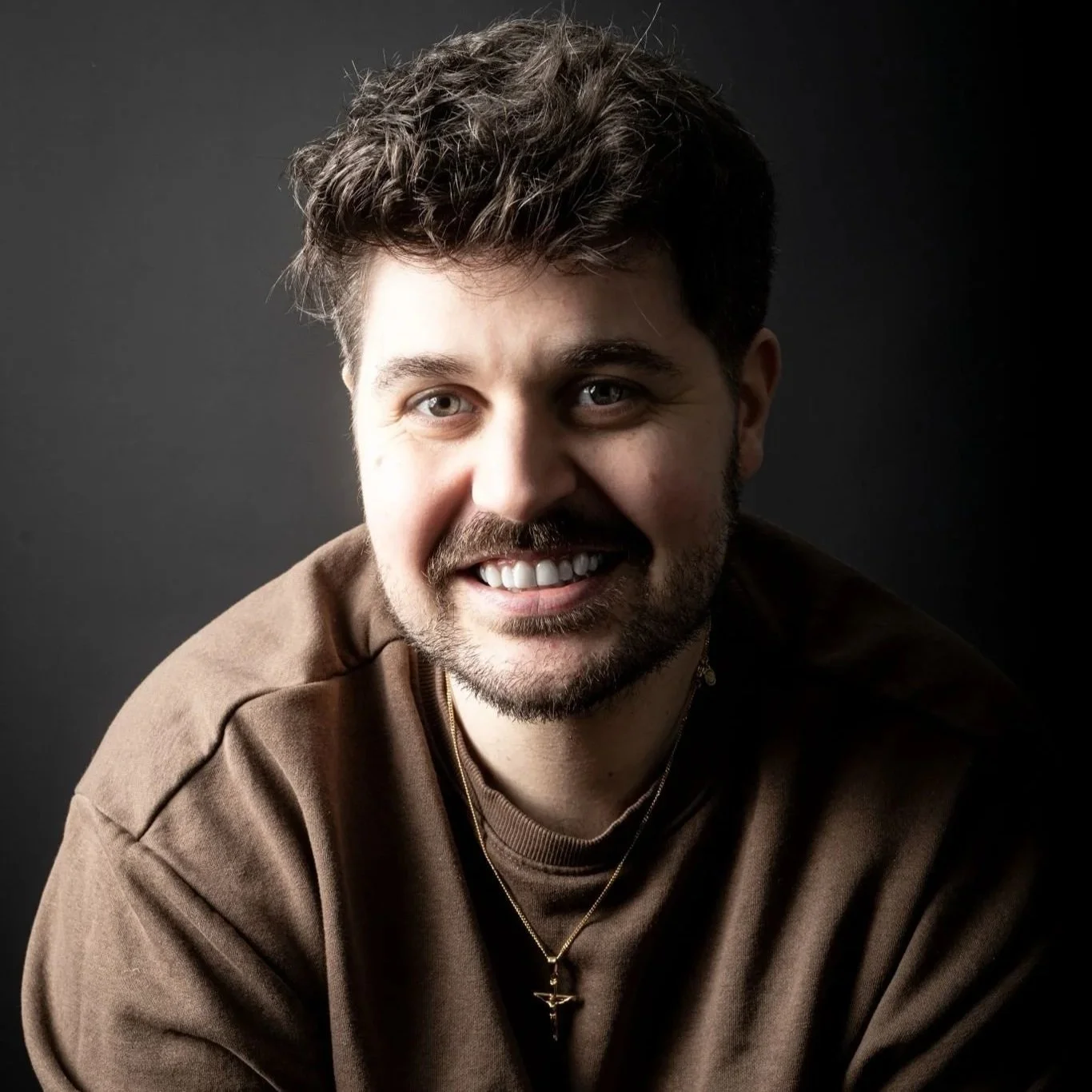 Portrait of Nathan Wedge - brown jumper