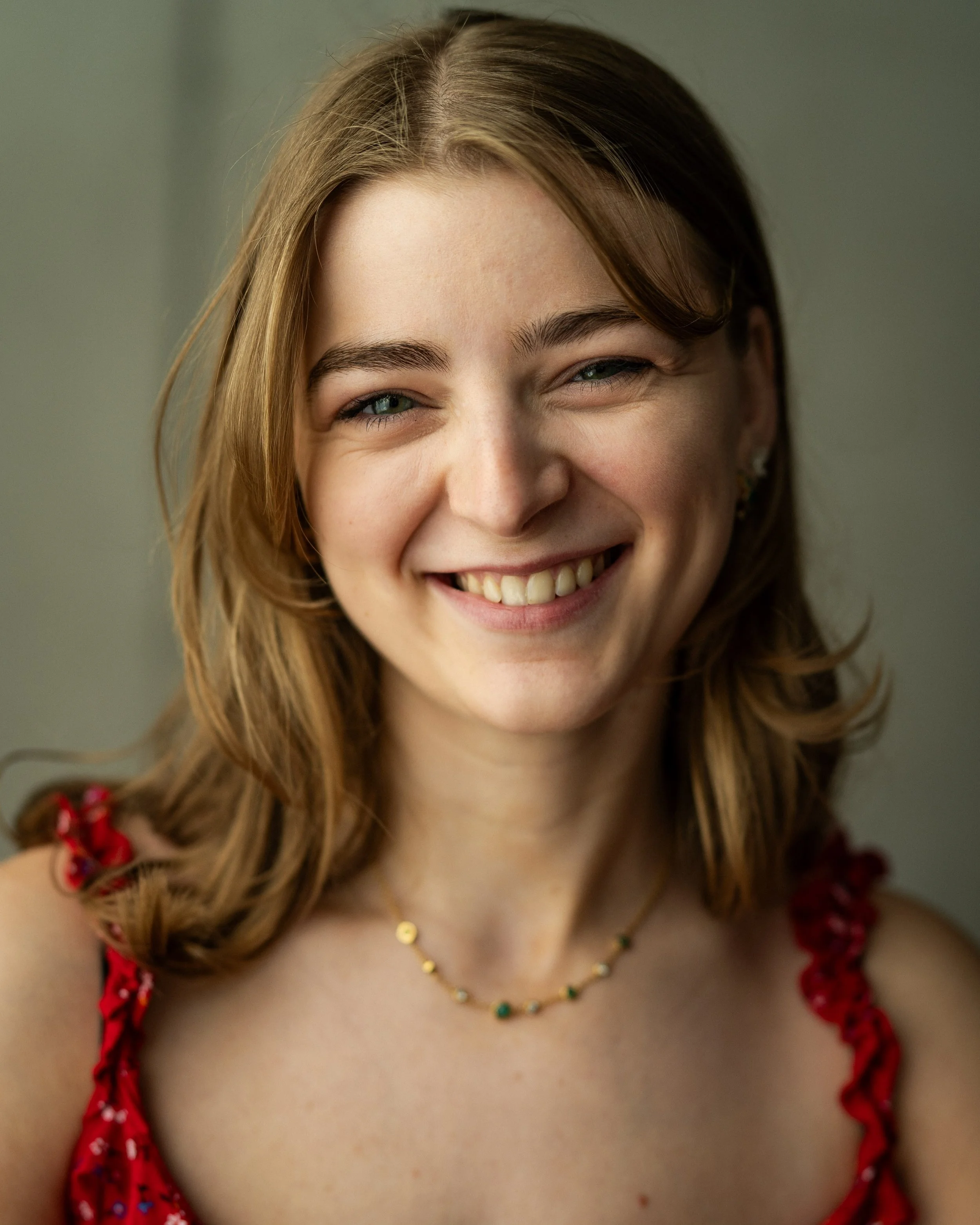 Portrait of Sophie Moss - smiling