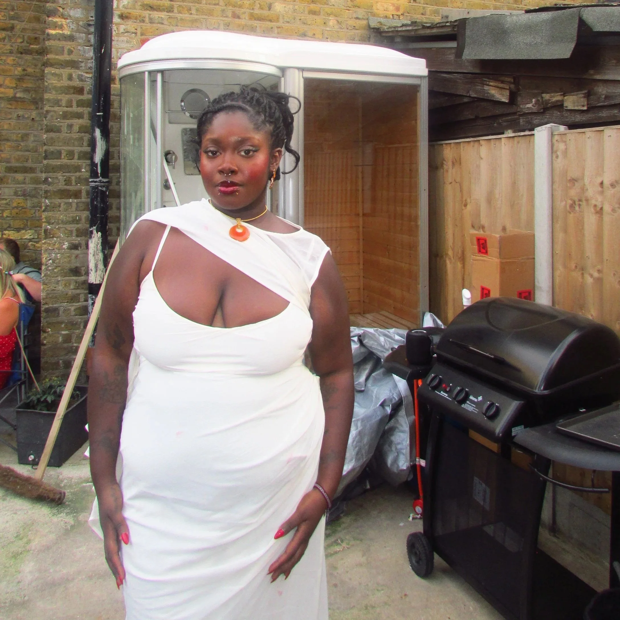 Full length shot of Ola Oguntuase